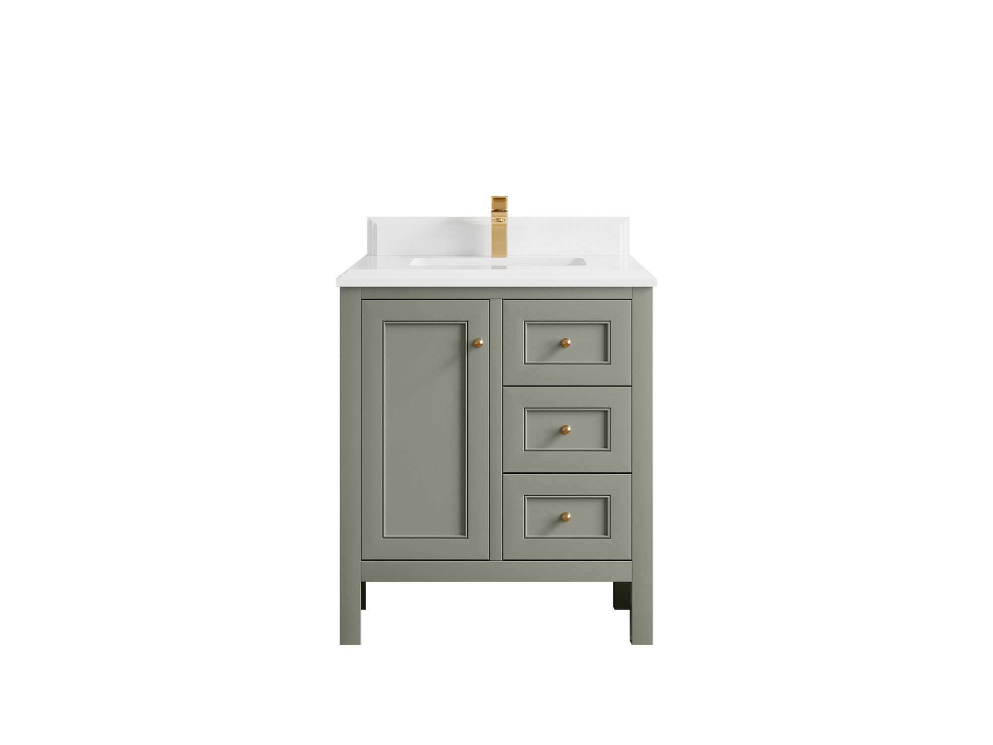 Nashville 30 in. W x 22 in. D Single Sink Bathroom Vanity - Willow Bath and Vanity