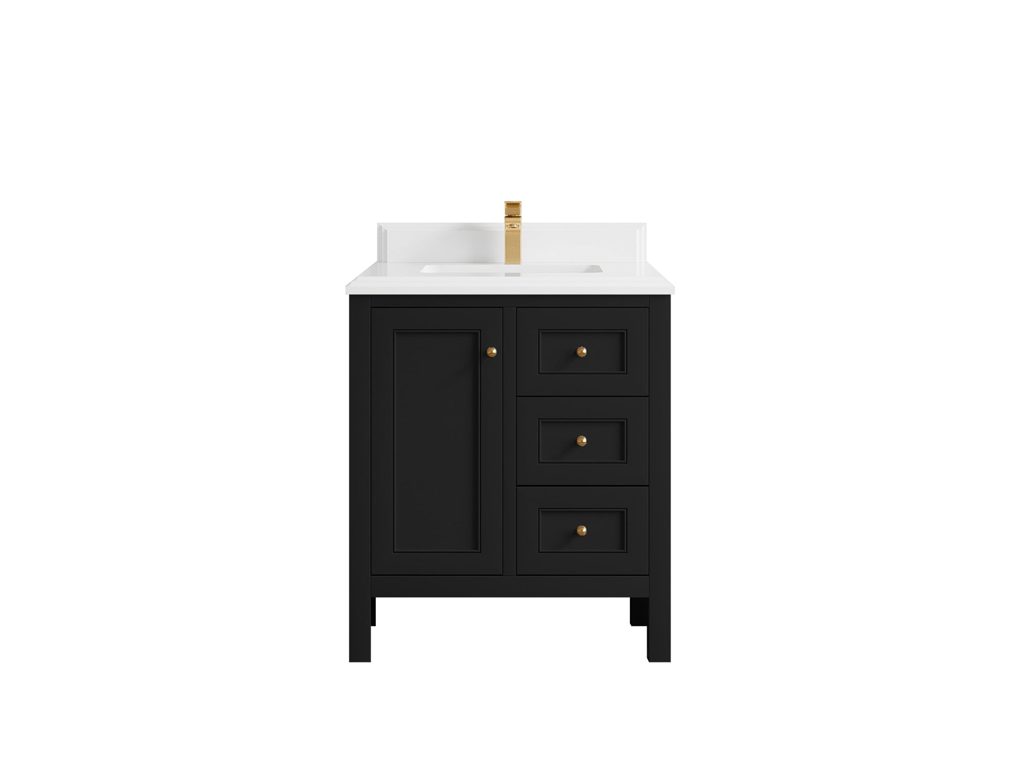 Nashville 30 in. W x 22 in. D Single Sink Bathroom Vanity - Willow Bath and Vanity