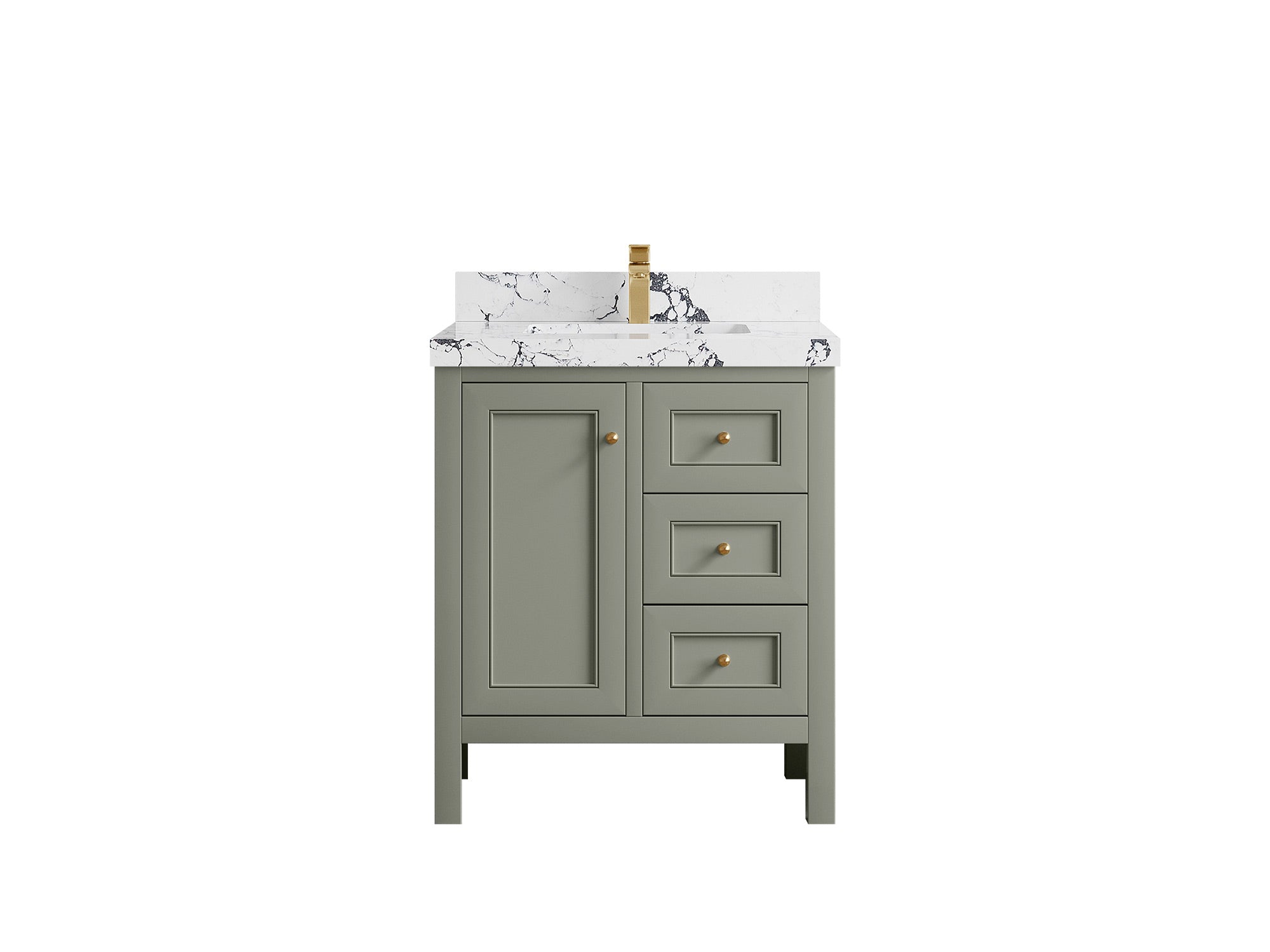 Nashville 30 in. W x 22 in. D Single Sink Bathroom Vanity - Willow Bath and Vanity