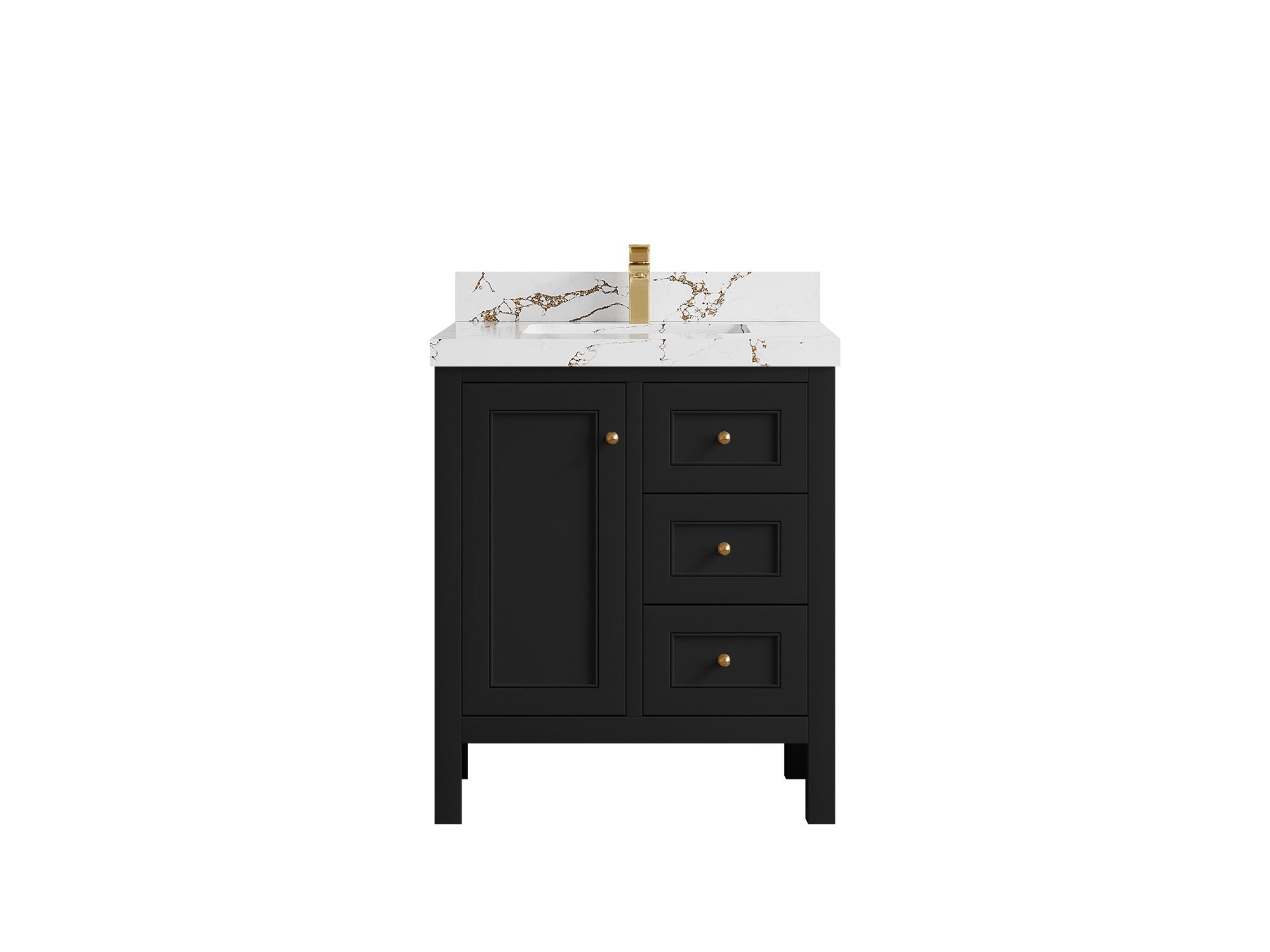 Nashville 30 in. W x 22 in. D Single Sink Bathroom Vanity - Willow Bath and Vanity
