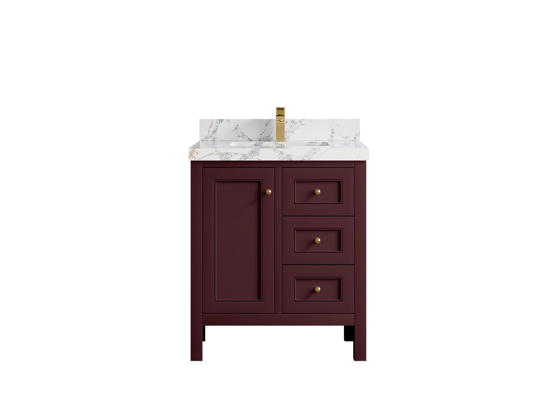Nashville 30 in. W x 22 in. D Single Sink Bathroom Vanity - Willow Bath and Vanity