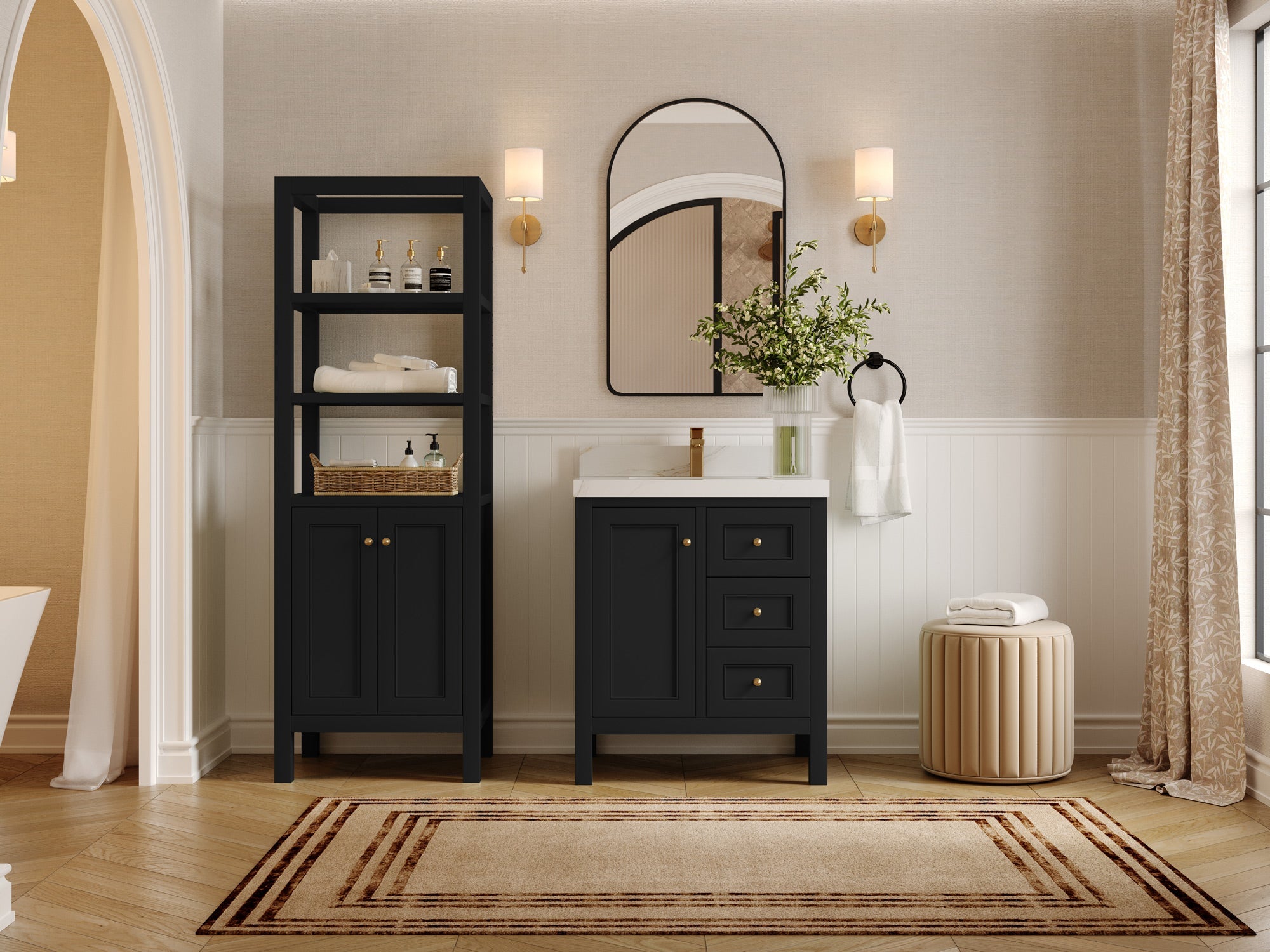 Nashville 30 in. W x 22 in. D Single Sink Bathroom Vanity - Willow Bath and Vanity
