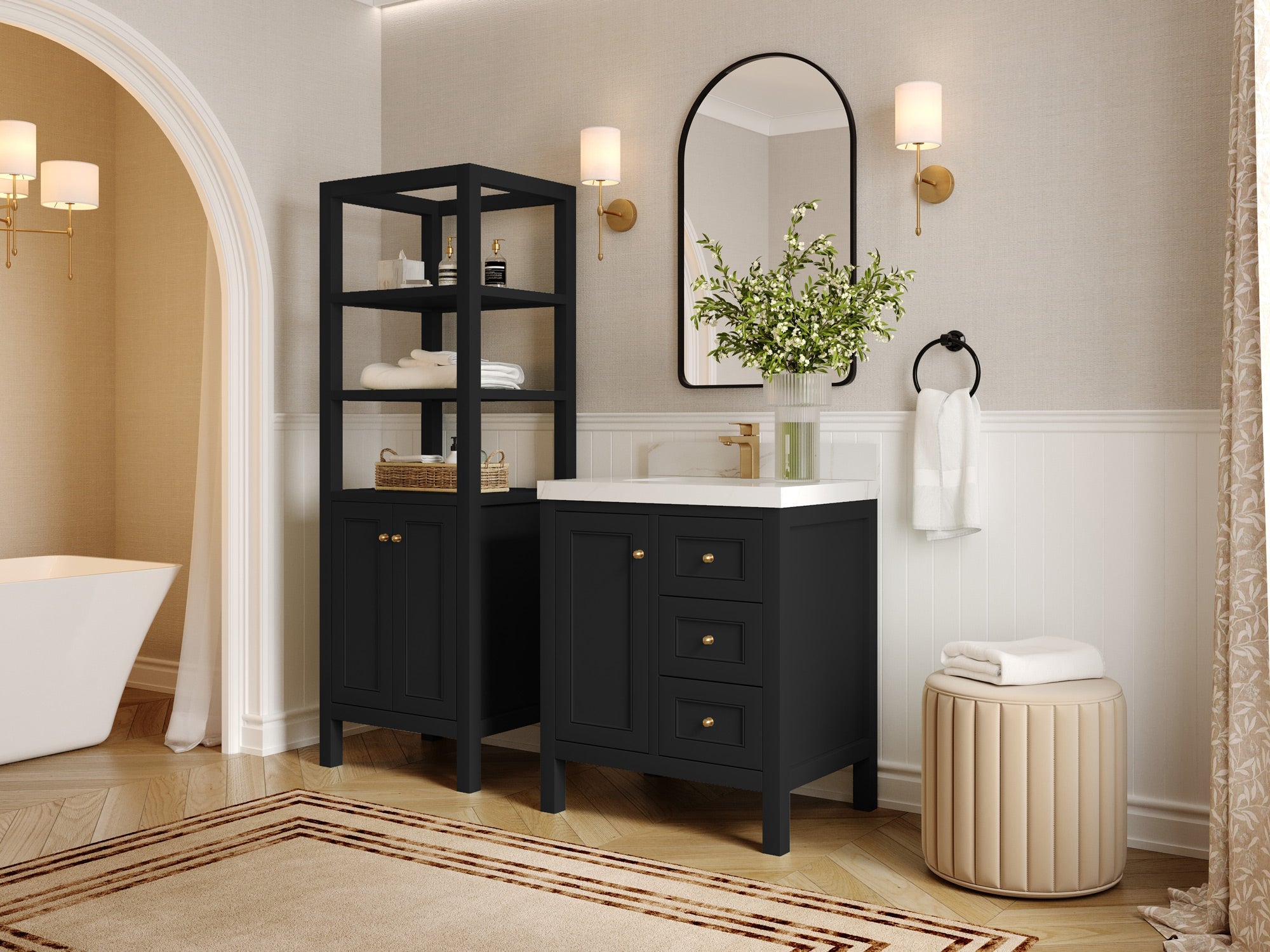 Nashville 30 in. W x 22 in. D Single Sink Bathroom Vanity - Willow Bath and Vanity