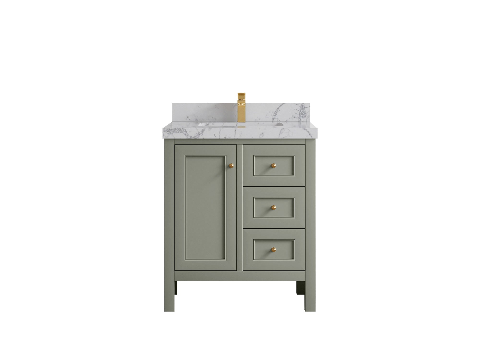 Nashville 30 in. W x 22 in. D Single Sink Bathroom Vanity - Willow Bath and Vanity