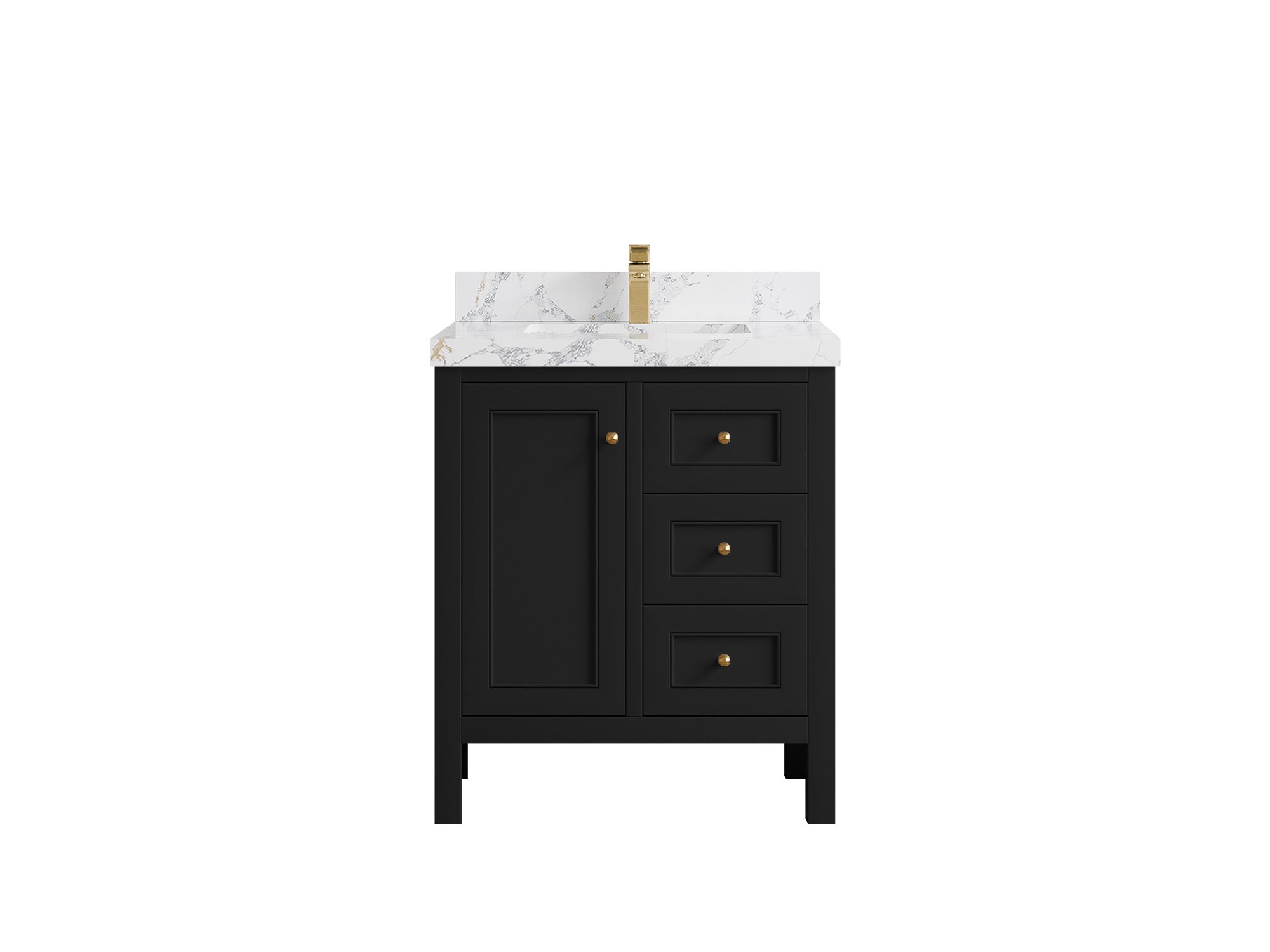 Nashville 30 in. W x 22 in. D Single Sink Bathroom Vanity - Willow Bath and Vanity