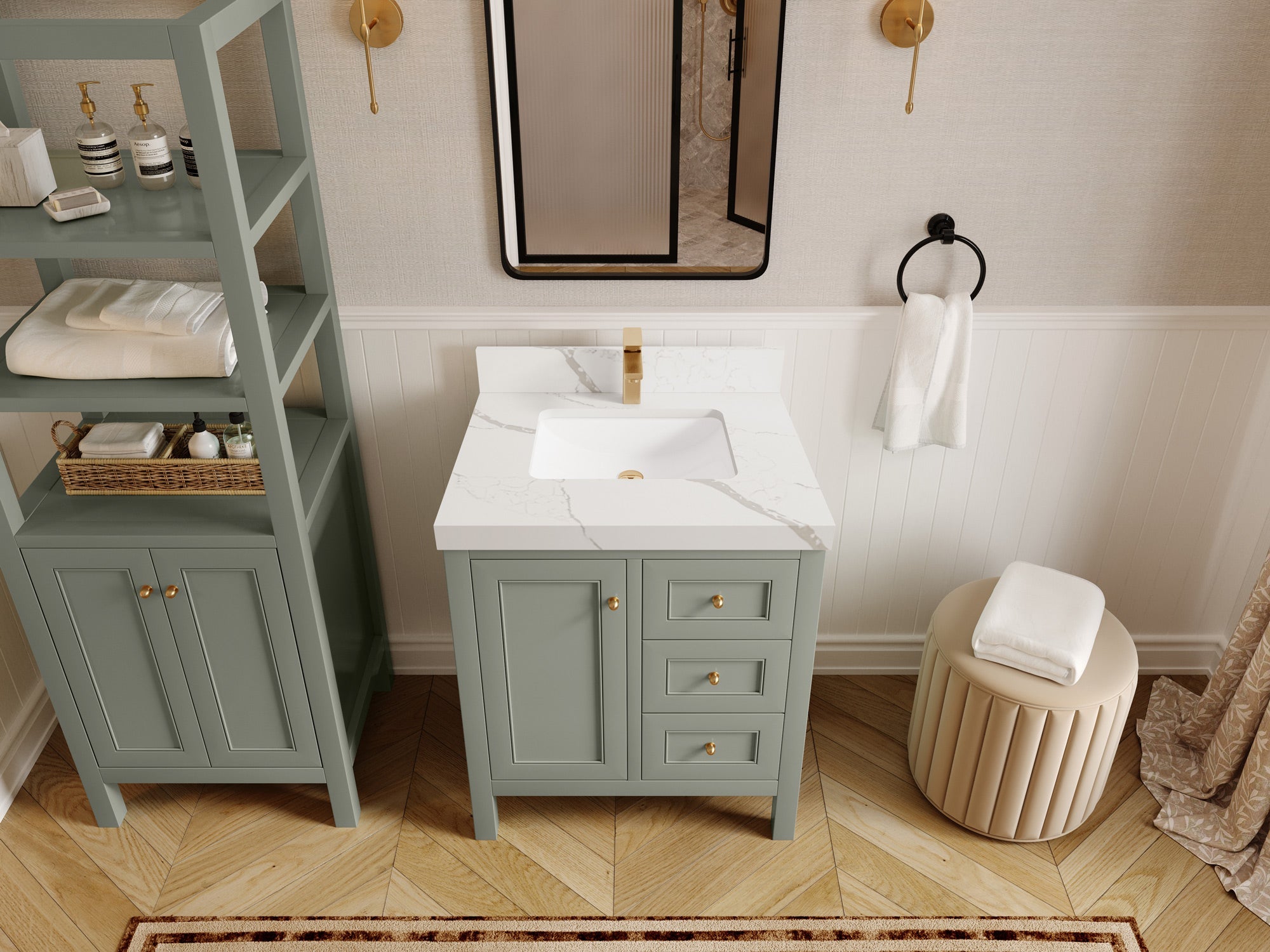 Nashville 30 in. W x 22 in. D Single Sink Bathroom Vanity - Willow Bath and Vanity