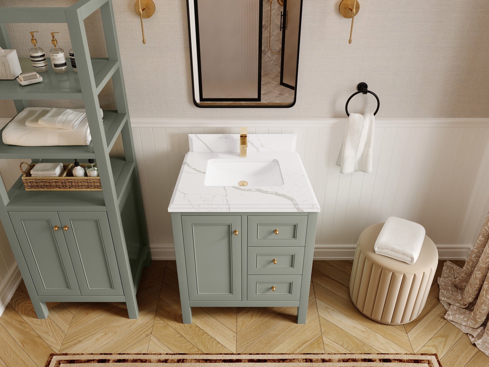 Nashville 30 in. W x 22 in. D Single Sink Bathroom Vanity - Willow Bath and Vanity