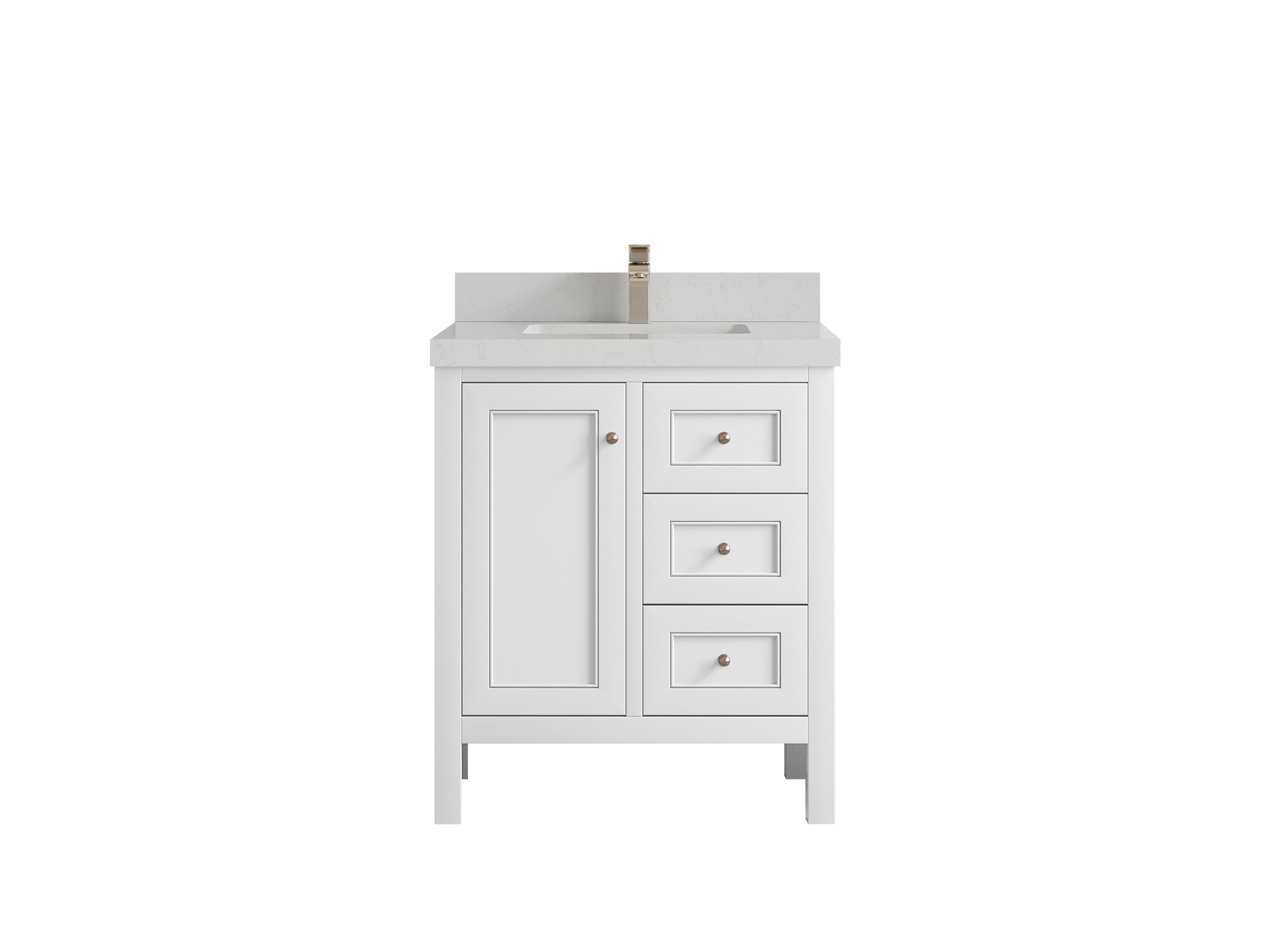 Nashville 30 in. W x 22 in. D Single Sink Bathroom Vanity - Willow Bath and Vanity