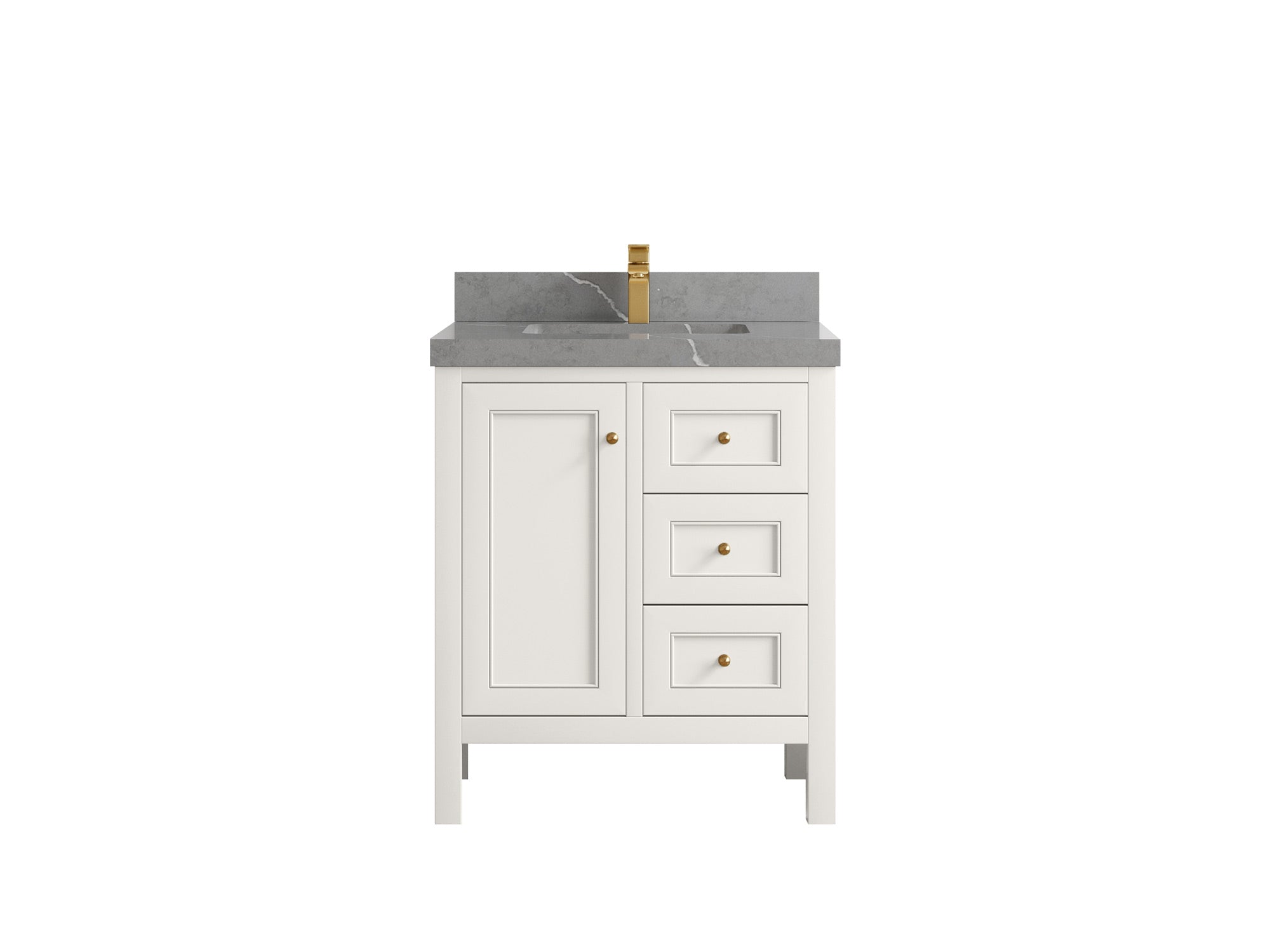 Nashville 30 in. W x 22 in. D Single Sink Bathroom Vanity - Willow Bath and Vanity