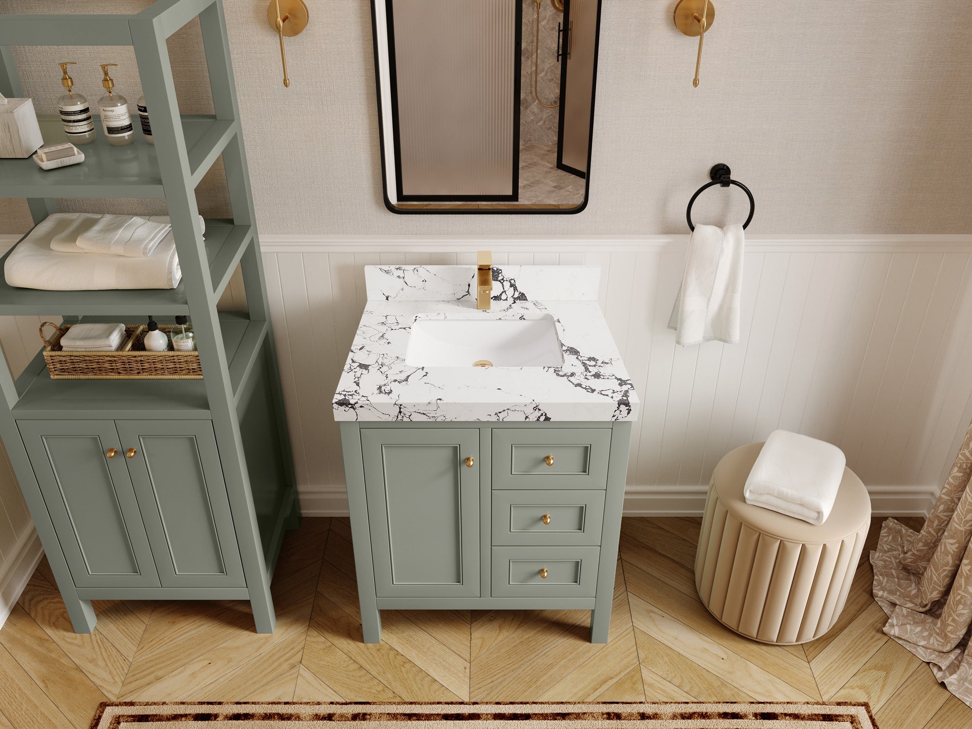 Nashville 30 in. W x 22 in. D Single Sink Bathroom Vanity - Willow Bath and Vanity