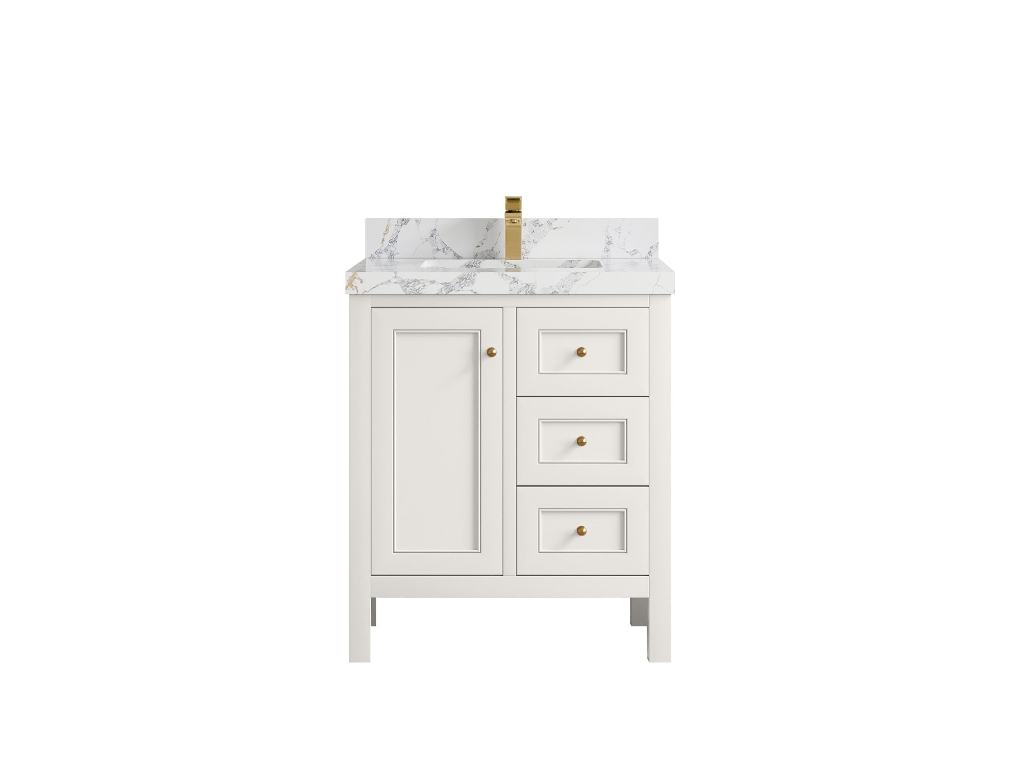 Nashville 30 in. W x 22 in. D Single Sink Bathroom Vanity - Willow Bath and Vanity
