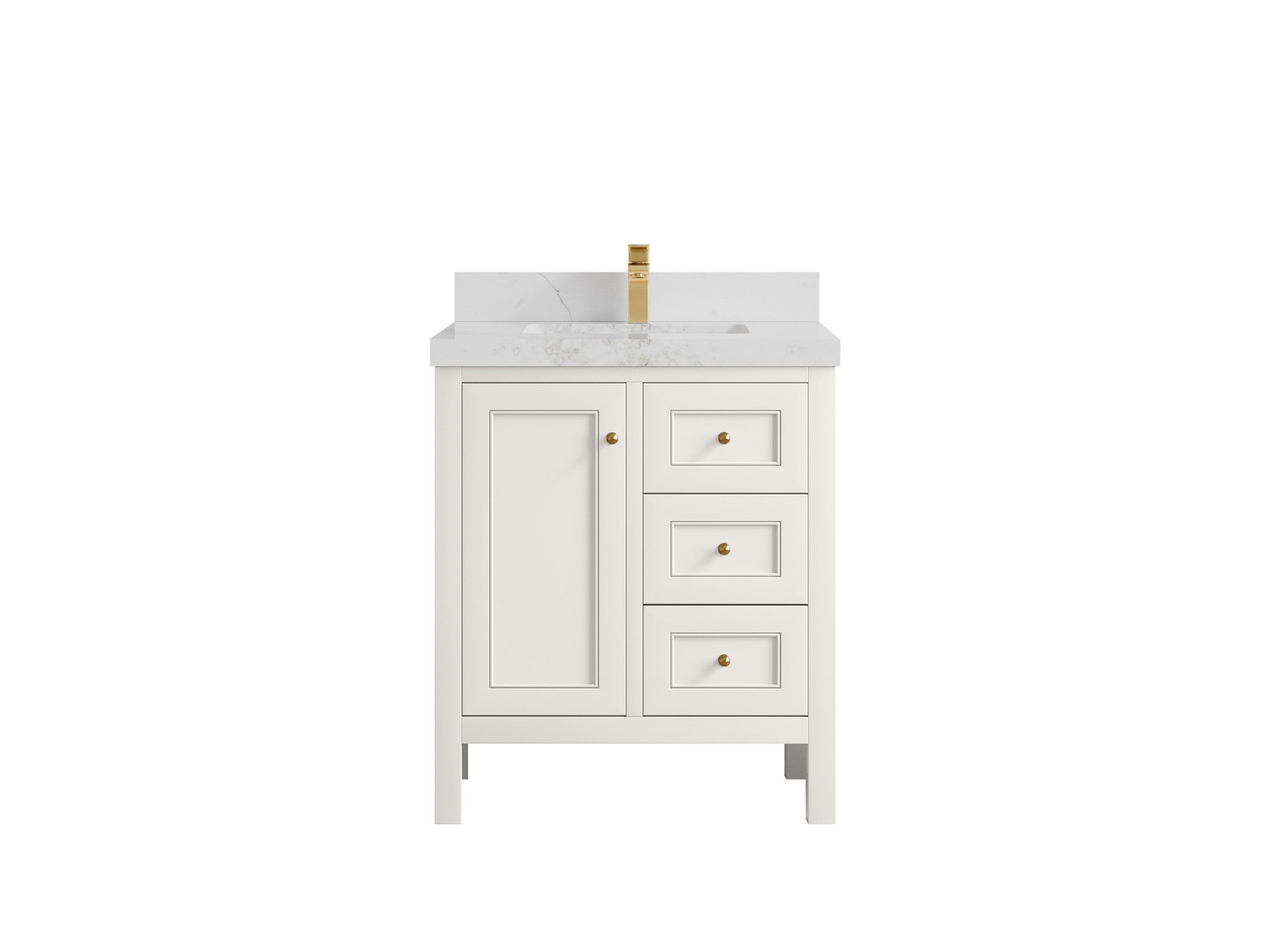 Nashville 30 in. W x 22 in. D Single Sink Bathroom Vanity - Willow Bath and Vanity
