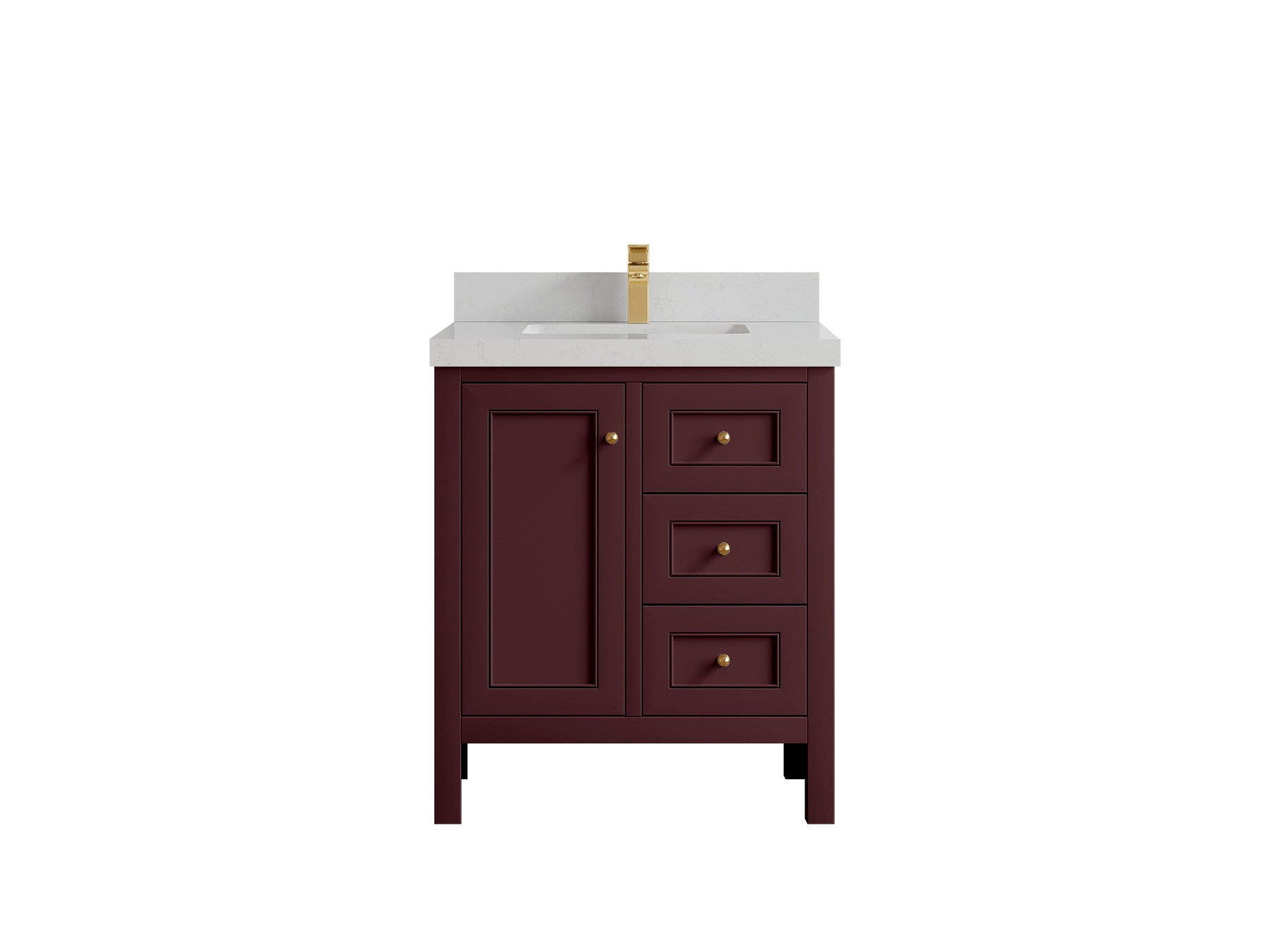 Nashville 30 in. W x 22 in. D Single Sink Bathroom Vanity - Willow Bath and Vanity