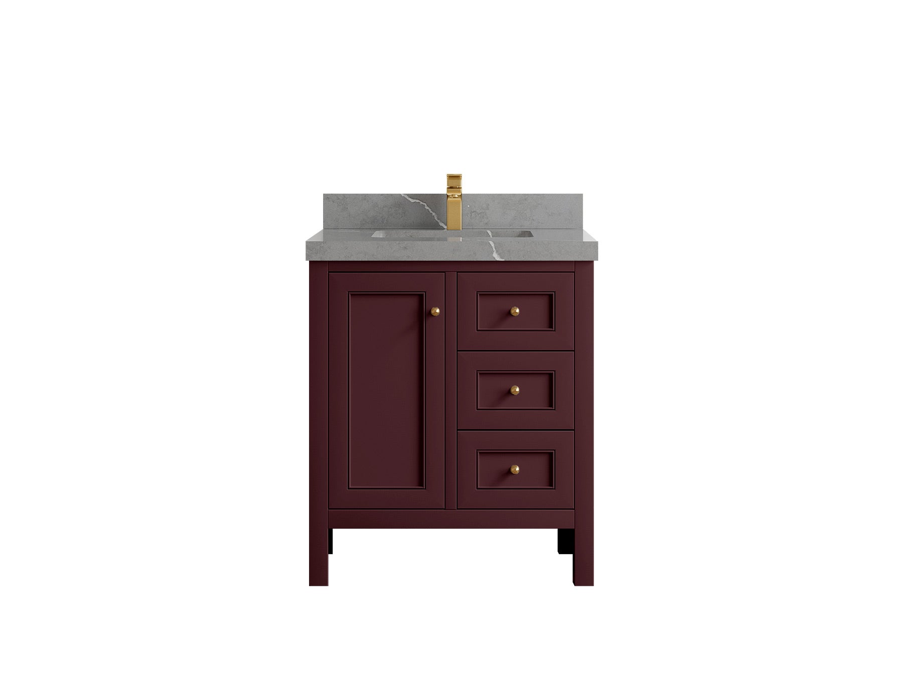 Nashville 30 in. W x 22 in. D Single Sink Bathroom Vanity - Willow Bath and Vanity