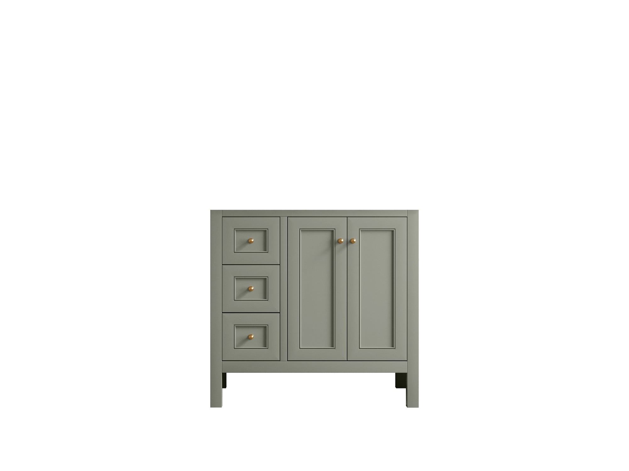 Nashville 36 in. W x 22 in. D Center Sink Bathroom Vanity - Willow Bath and Vanity