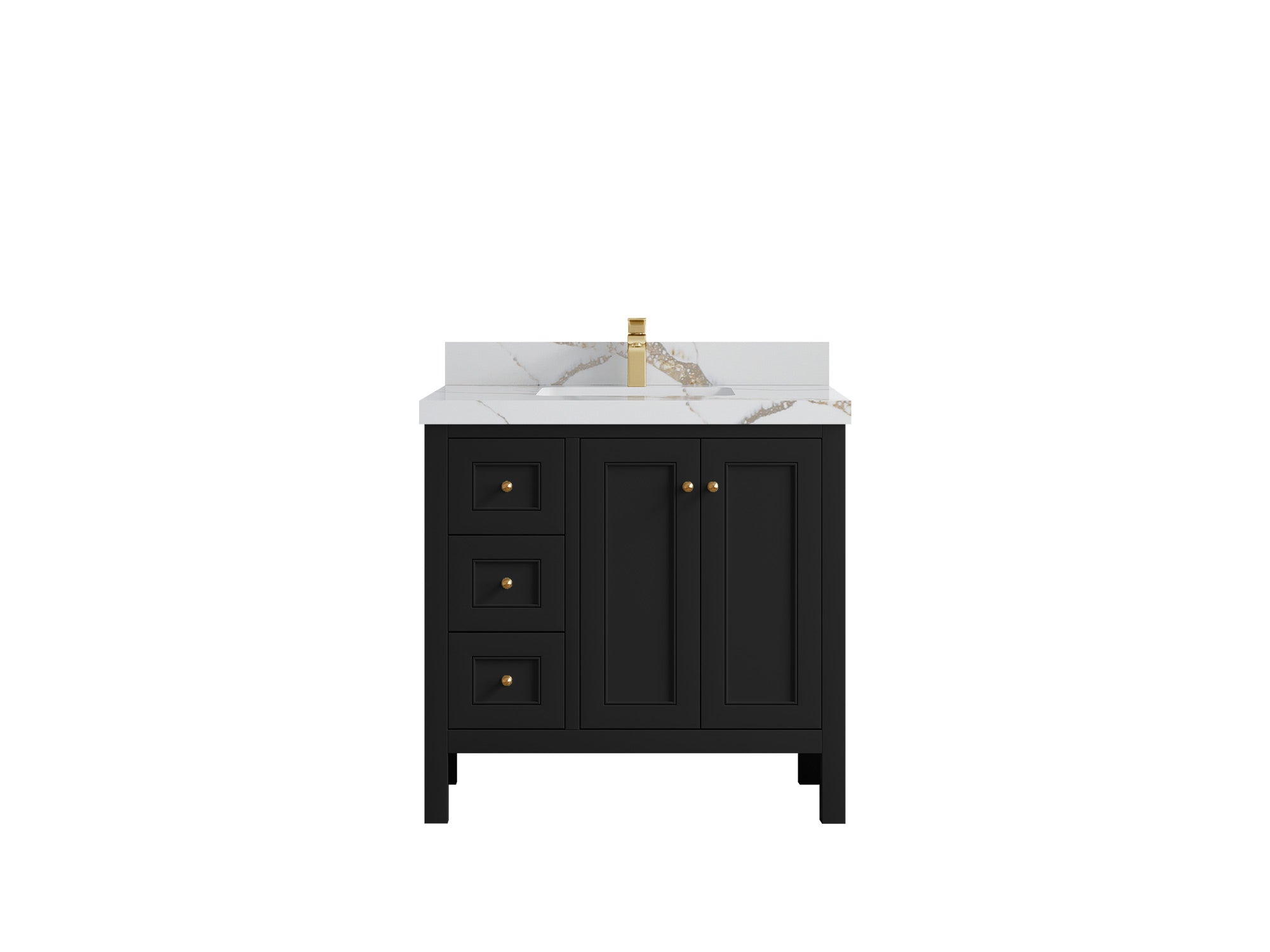 Nashville 36 in. W x 22 in. D Center Sink Bathroom Vanity - Willow Bath and Vanity