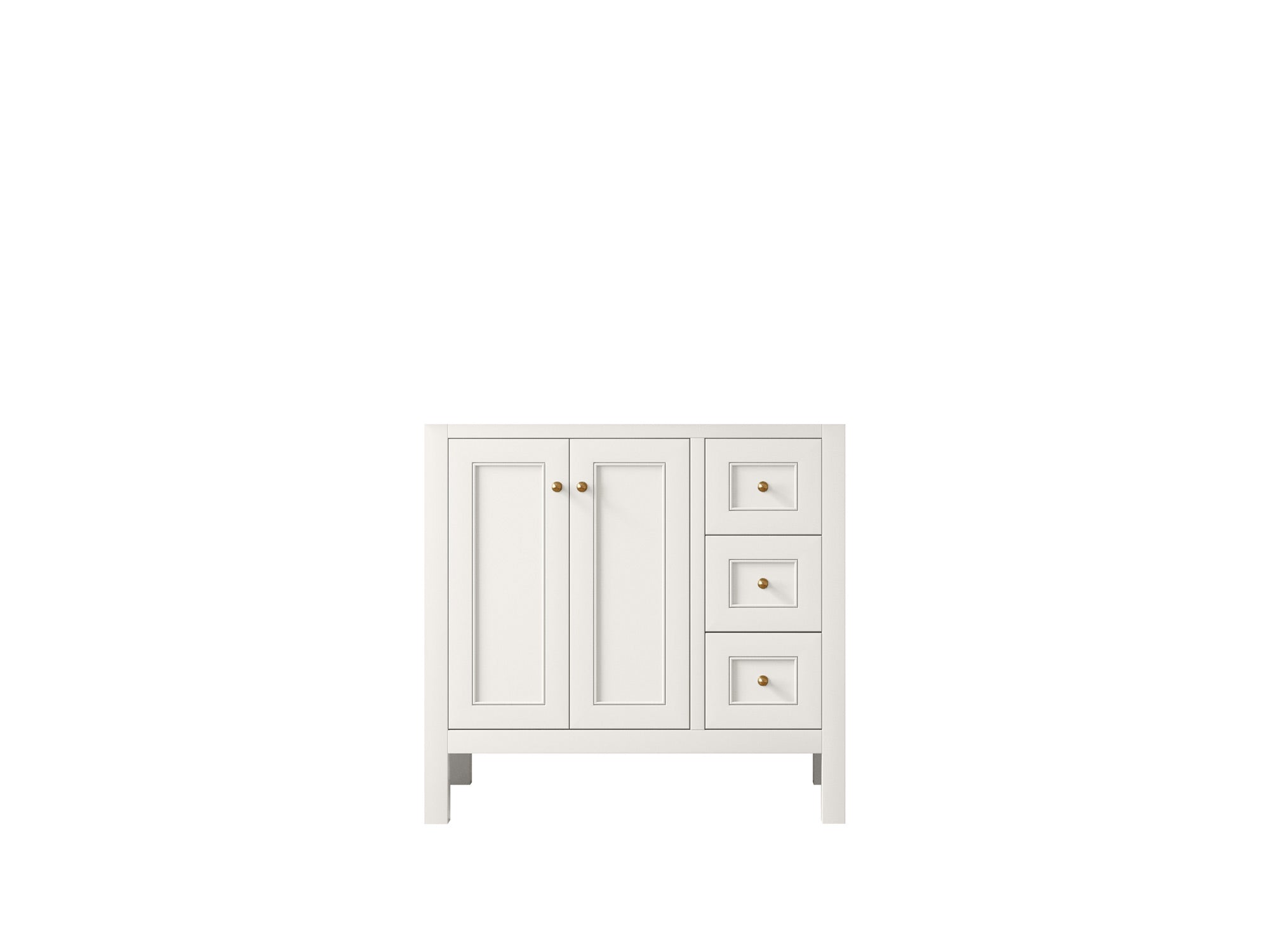 Nashville 36 in. W x 22 in. D Center Sink Bathroom Vanity - Willow Bath and Vanity