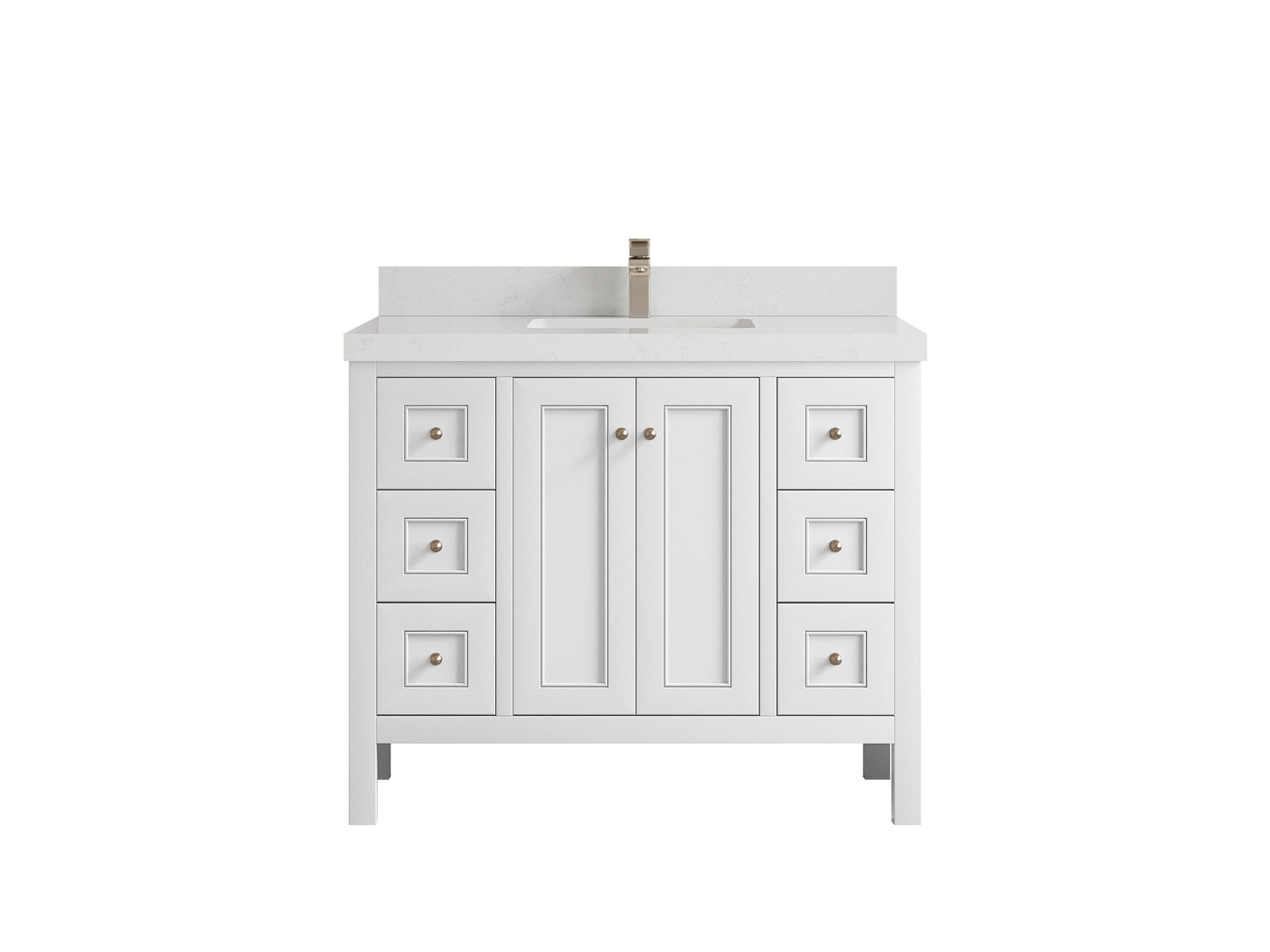 Nashville 42 in. W x 22 in. D Single Sink Bathroom Vanity - Willow Bath and Vanity