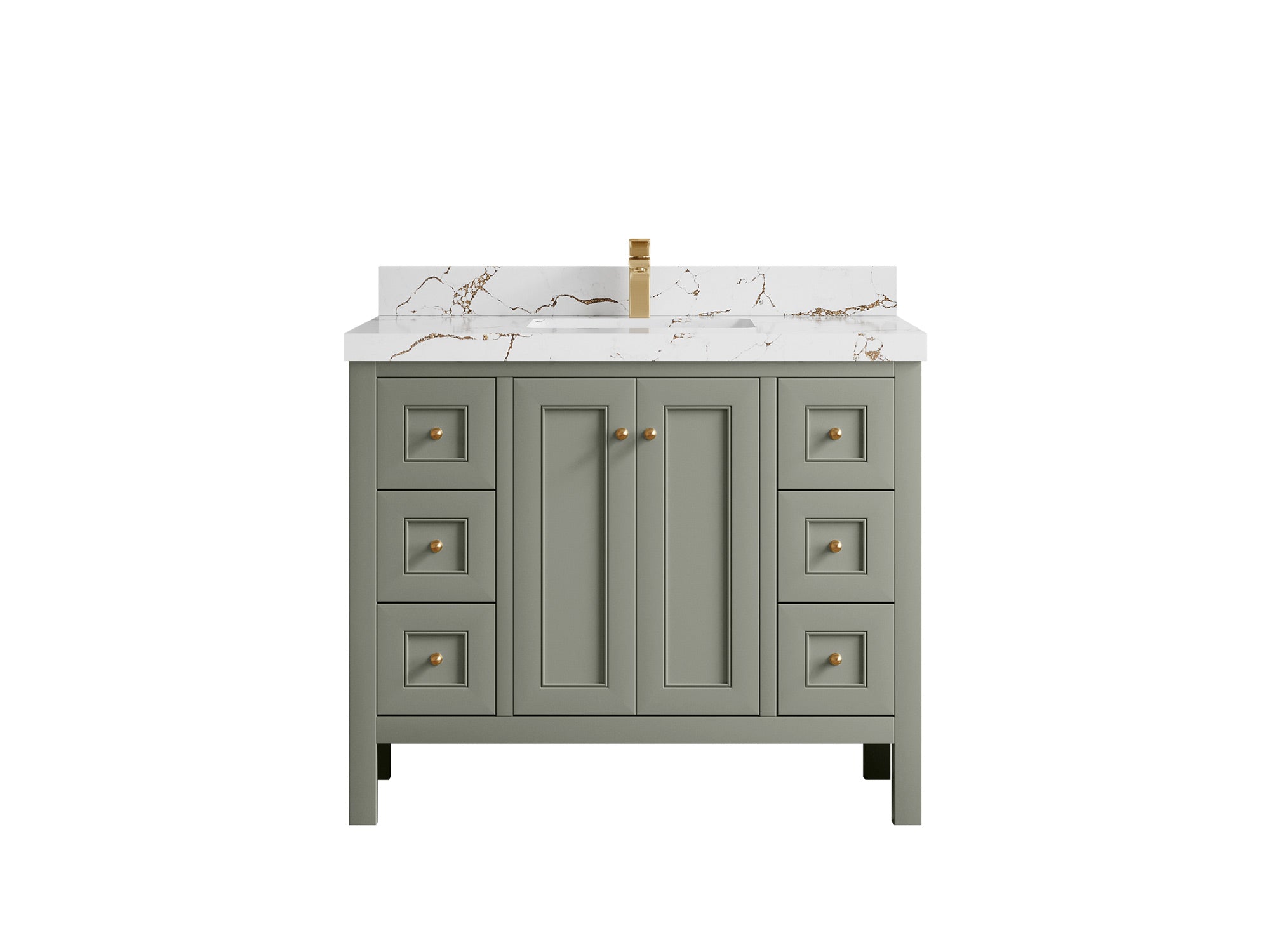 Nashville 42 in. W x 22 in. D Single Sink Bathroom Vanity - Willow Bath and Vanity