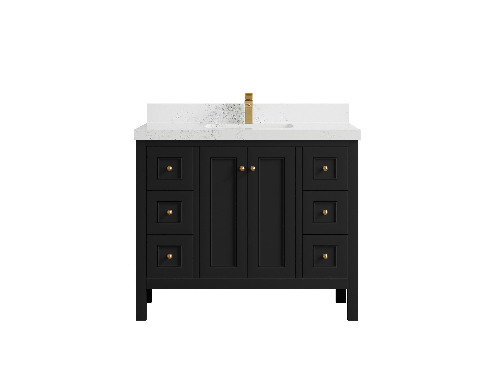 Nashville 42 in. W x 22 in. D Single Sink Bathroom Vanity - Willow Bath and Vanity