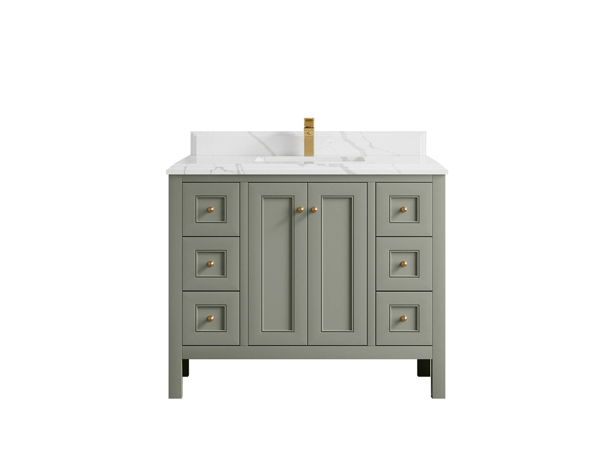 Nashville 42 in. W x 22 in. D Single Sink Bathroom Vanity - Willow Bath and Vanity