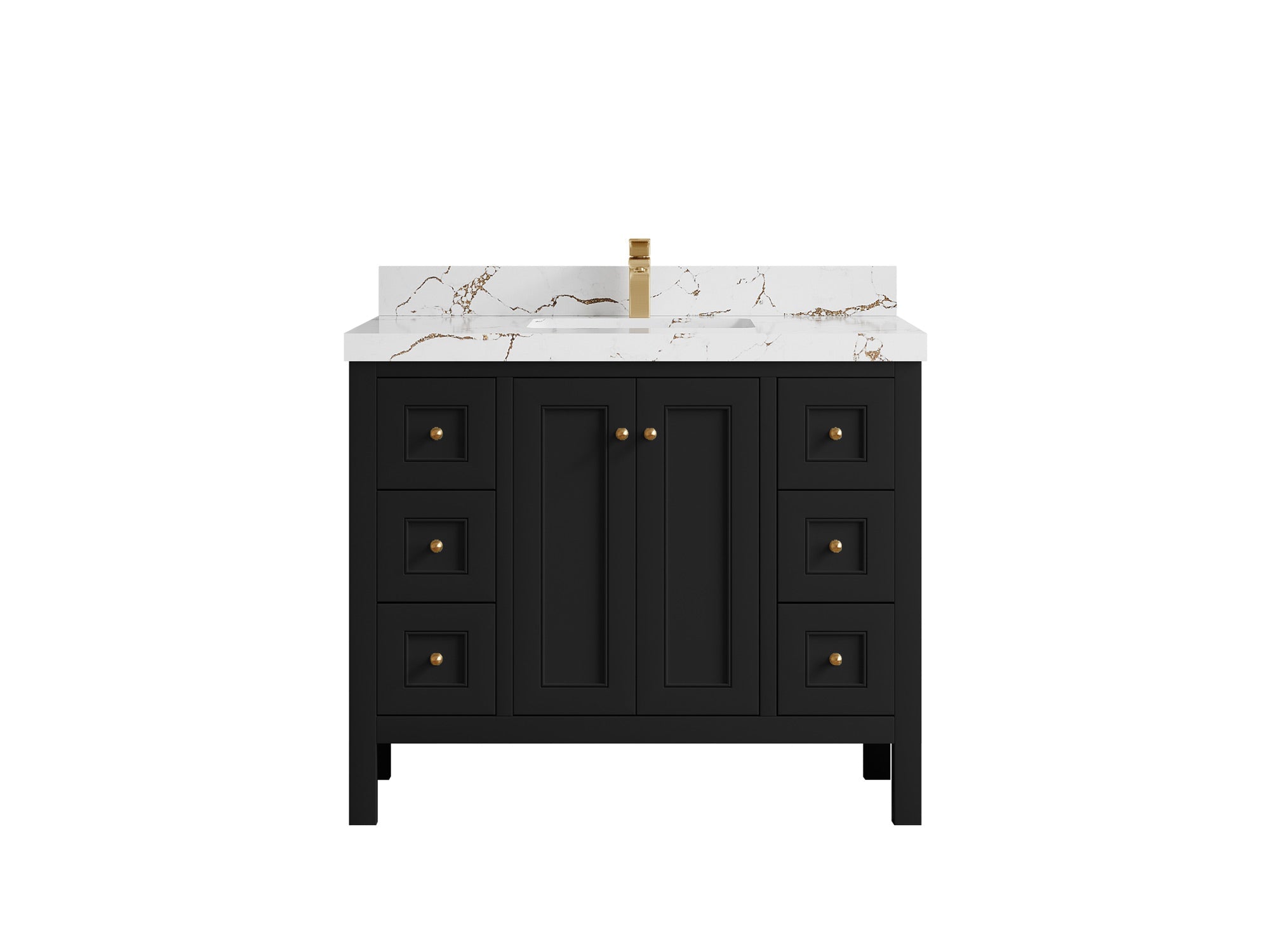 Nashville 42 in. W x 22 in. D Single Sink Bathroom Vanity - Willow Bath and Vanity