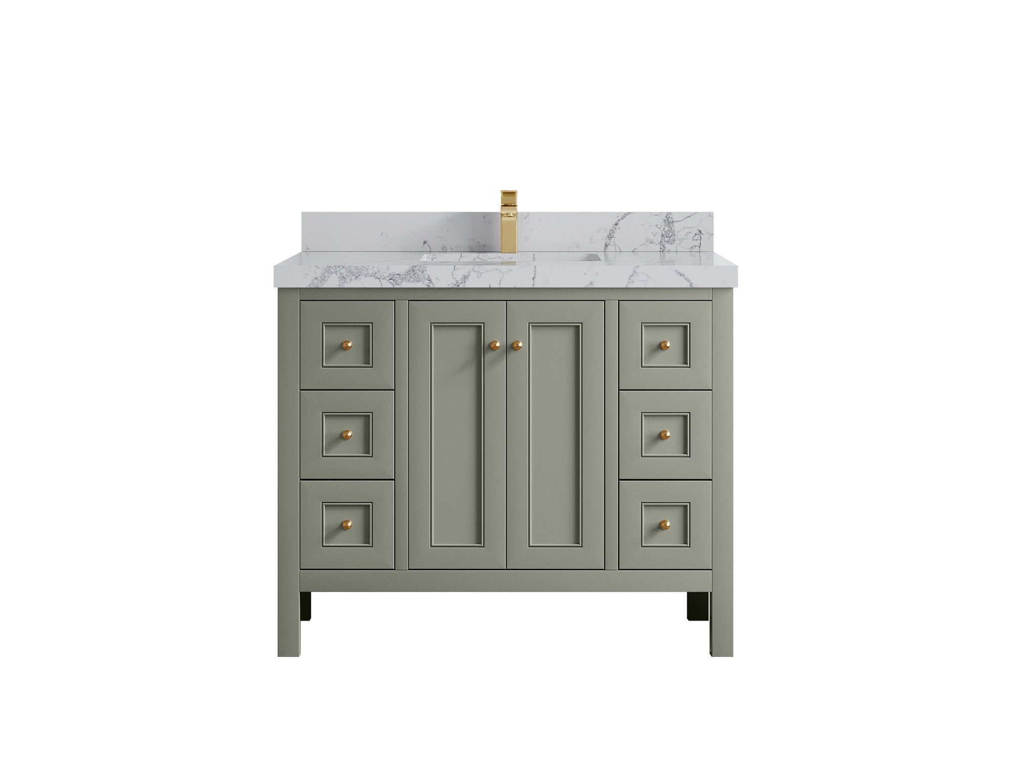 Nashville 42 in. W x 22 in. D Single Sink Bathroom Vanity - Willow Bath and Vanity