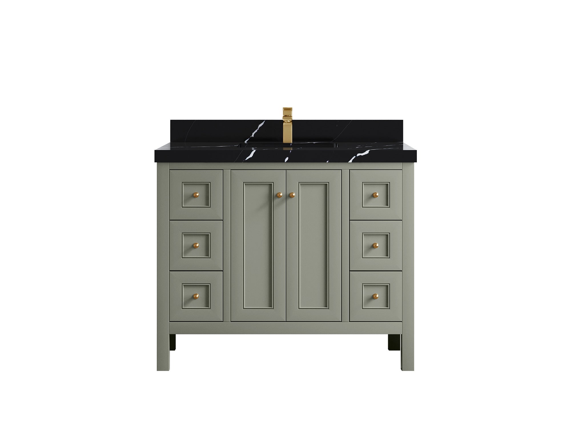 Nashville 42 in. W x 22 in. D Single Sink Bathroom Vanity - Willow Bath and Vanity
