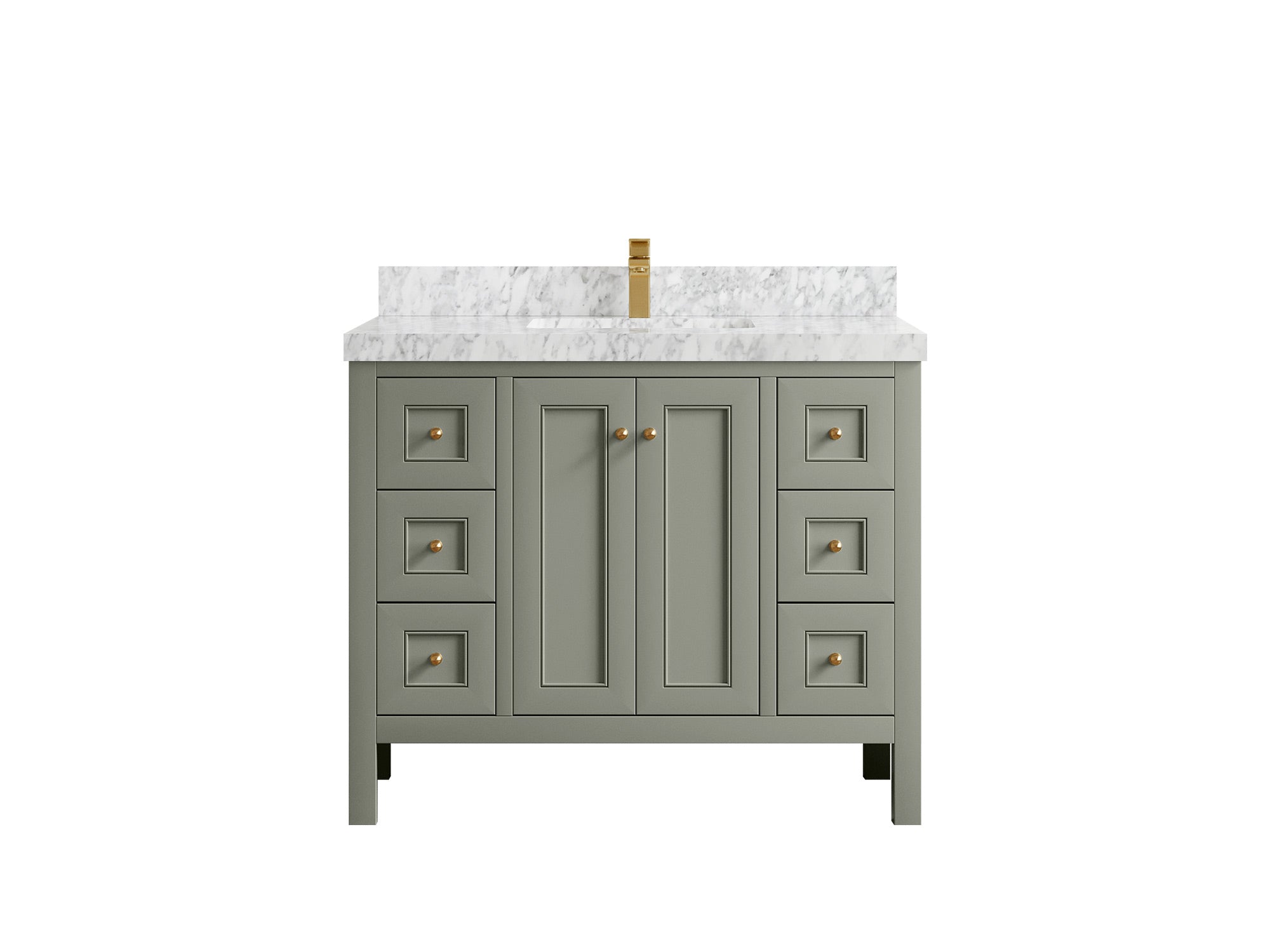 Nashville 42 in. W x 22 in. D Single Sink Bathroom Vanity - Willow Bath and Vanity