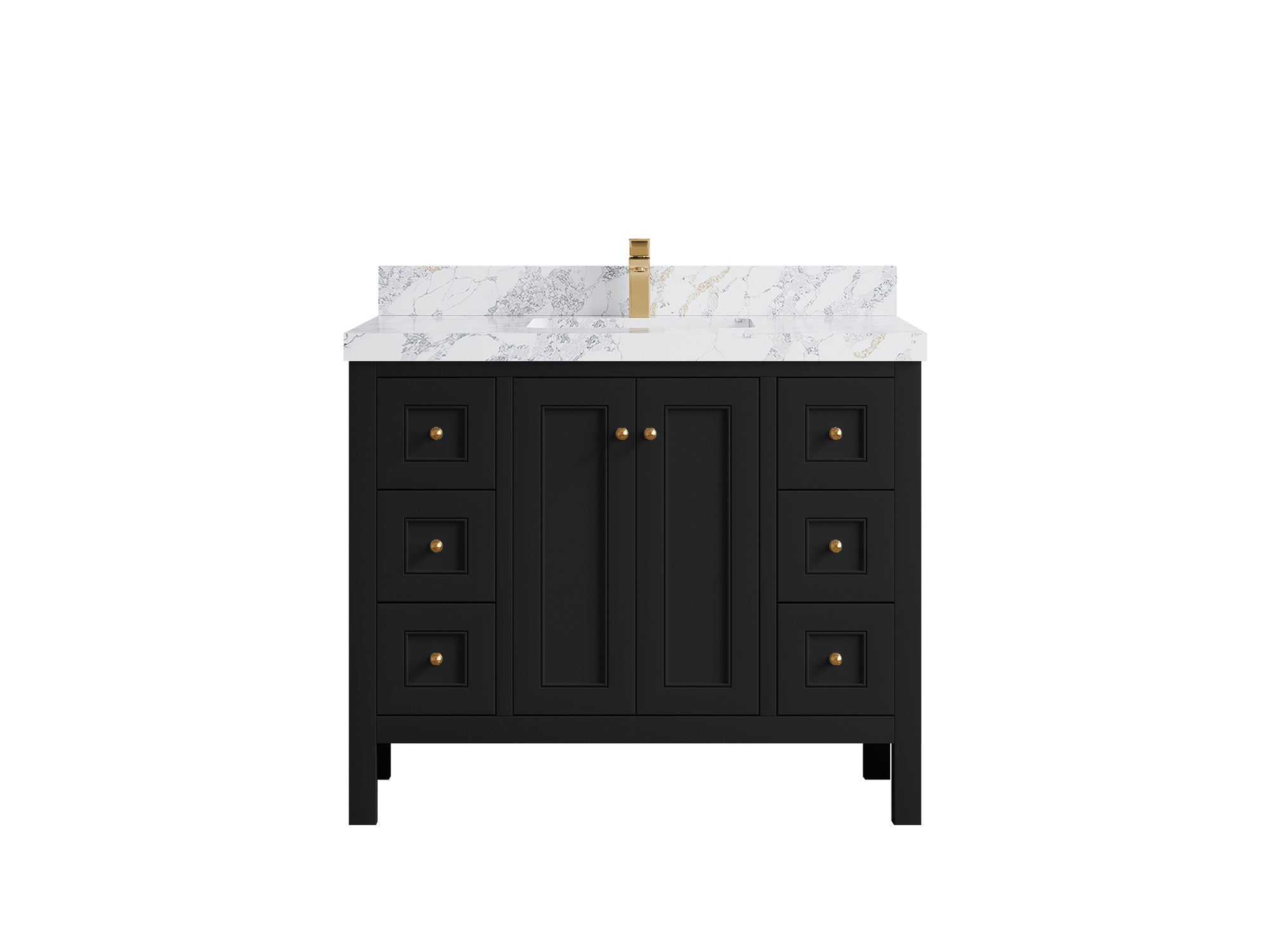 Nashville 42 in. W x 22 in. D Single Sink Bathroom Vanity - Willow Bath and Vanity
