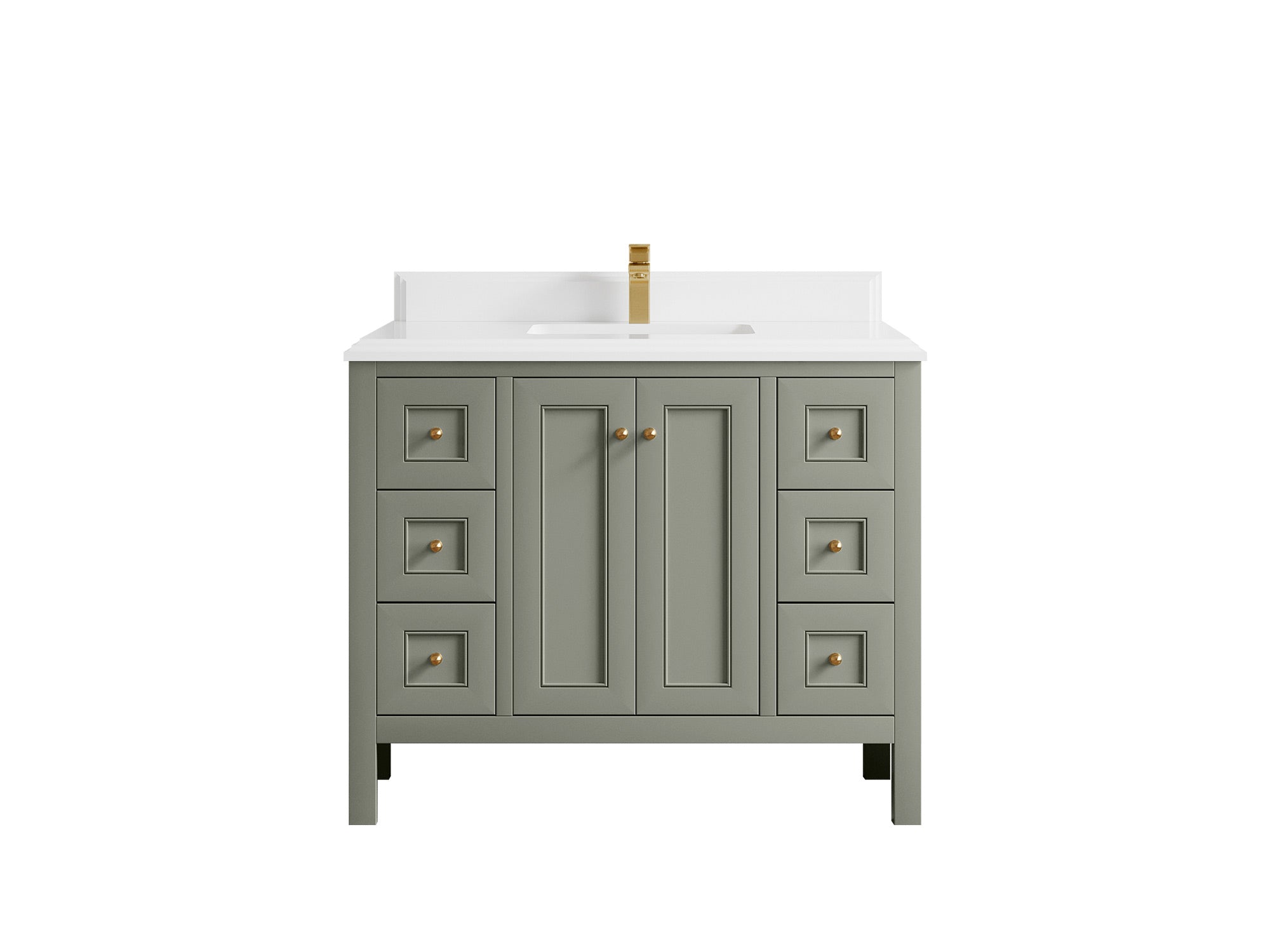 Nashville 42 in. W x 22 in. D Single Sink Bathroom Vanity - Willow Bath and Vanity