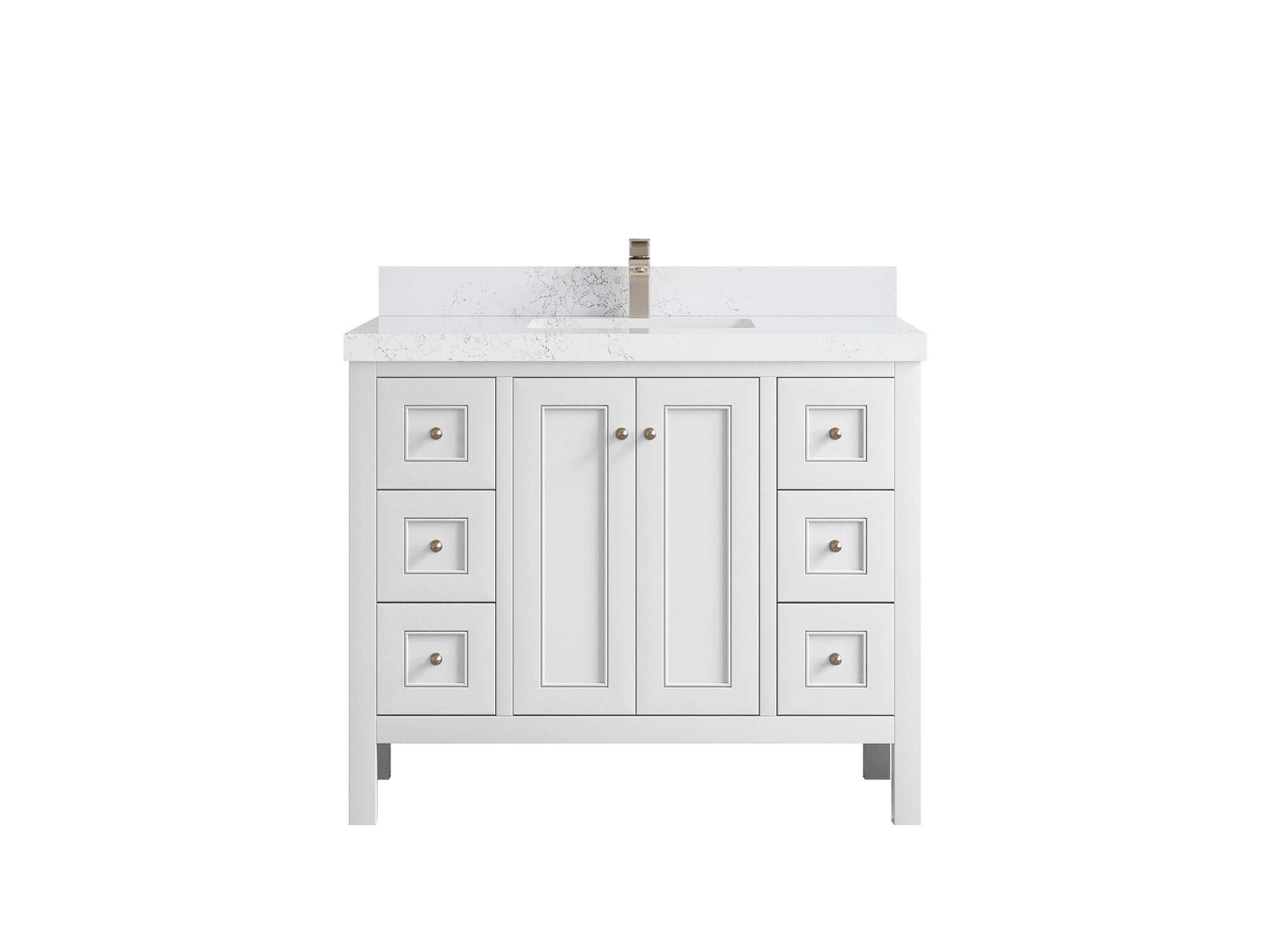 Nashville 42 in. W x 22 in. D Single Sink Bathroom Vanity - Willow Bath and Vanity