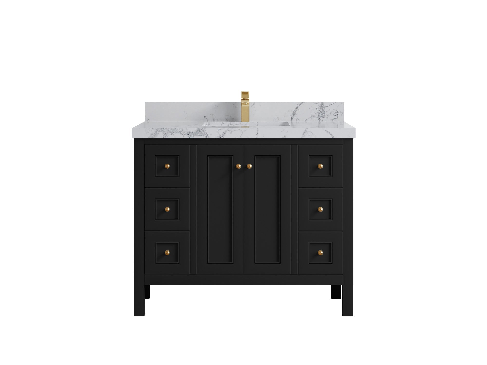 Nashville 42 in. W x 22 in. D Single Sink Bathroom Vanity - Willow Bath and Vanity