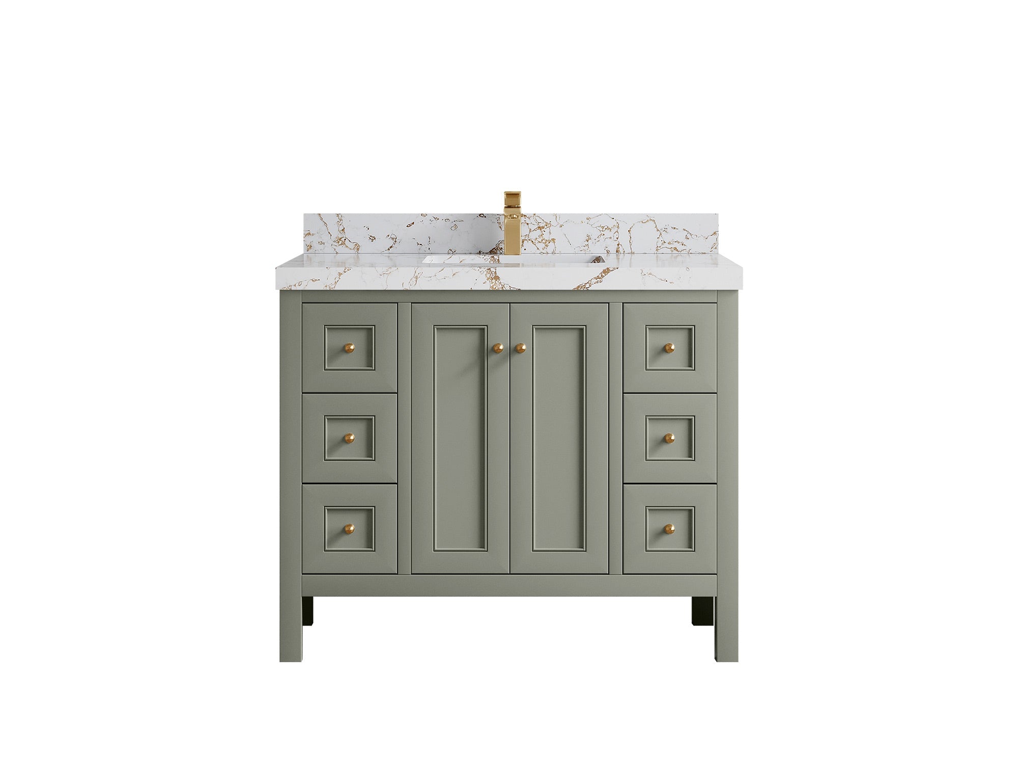 Nashville 42 in. W x 22 in. D Single Sink Bathroom Vanity - Willow Bath and Vanity