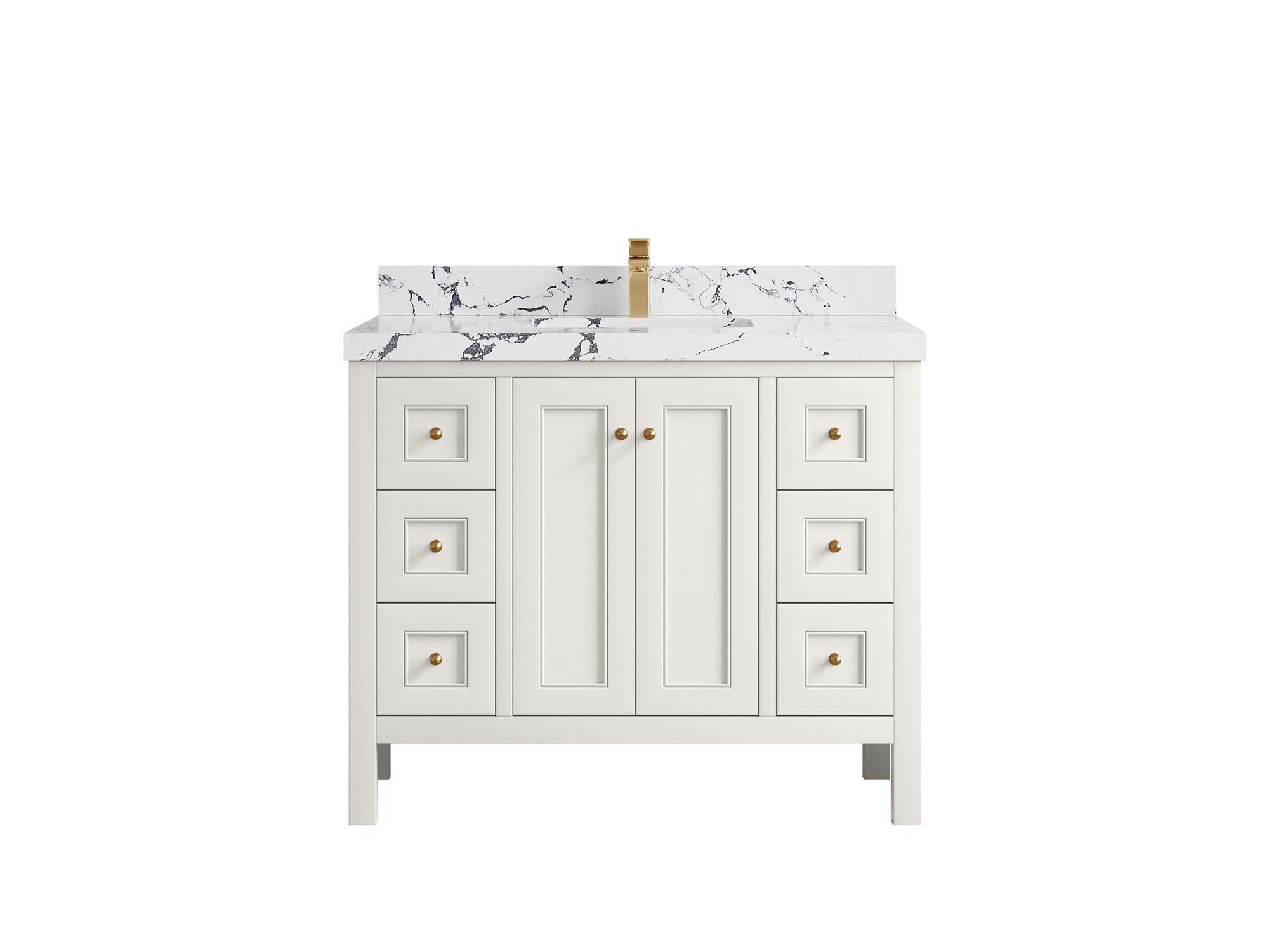 Nashville 42 in. W x 22 in. D Single Sink Bathroom Vanity - Willow Bath and Vanity
