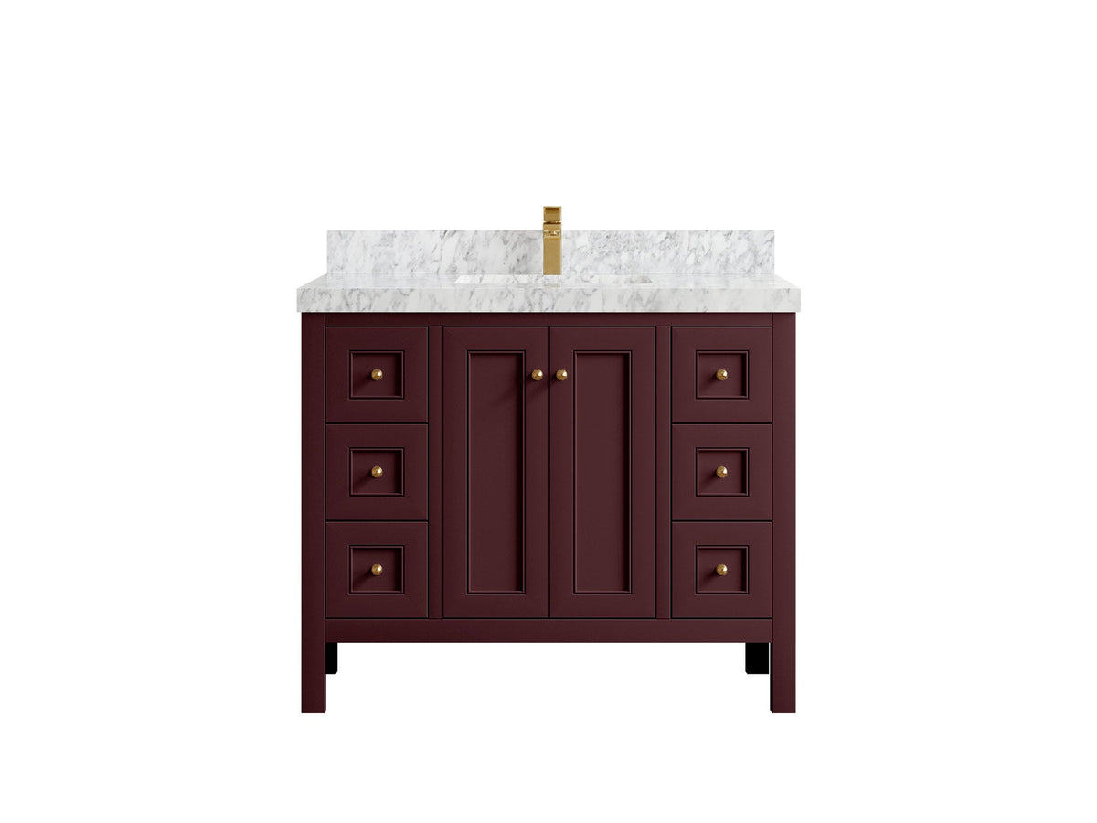 Nashville 42 in. W x 22 in. D Single Sink Bathroom Vanity - Willow Bath and Vanity