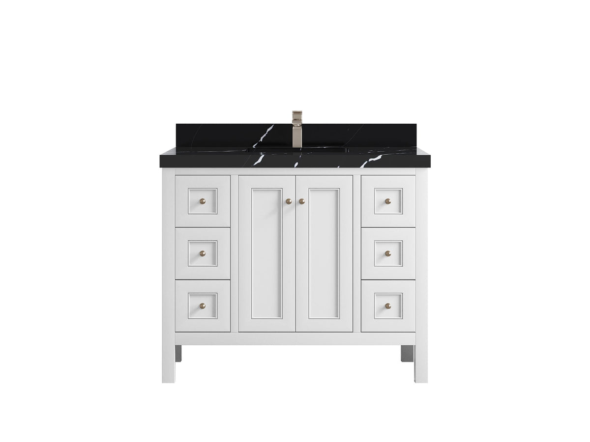 Nashville 42 in. W x 22 in. D Single Sink Bathroom Vanity - Willow Bath and Vanity