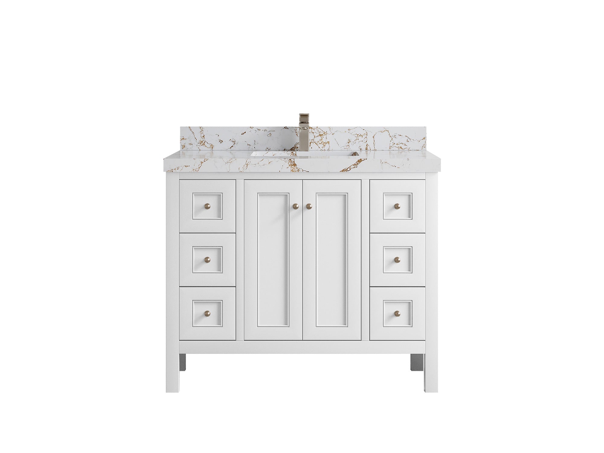 Nashville 42 in. W x 22 in. D Single Sink Bathroom Vanity - Willow Bath and Vanity