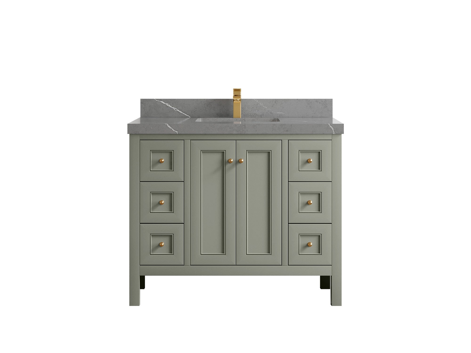 Nashville 42 in. W x 22 in. D Single Sink Bathroom Vanity - Willow Bath and Vanity