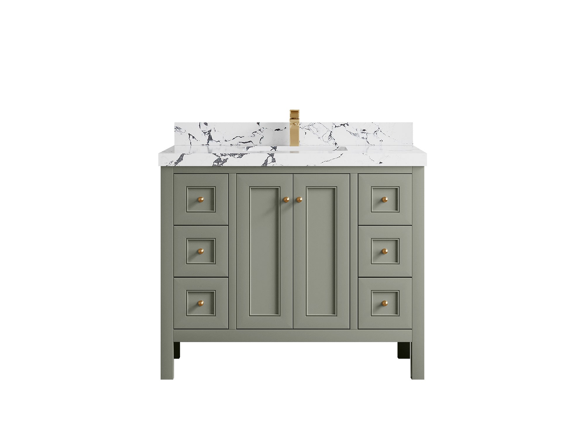Nashville 42 in. W x 22 in. D Single Sink Bathroom Vanity - Willow Bath and Vanity
