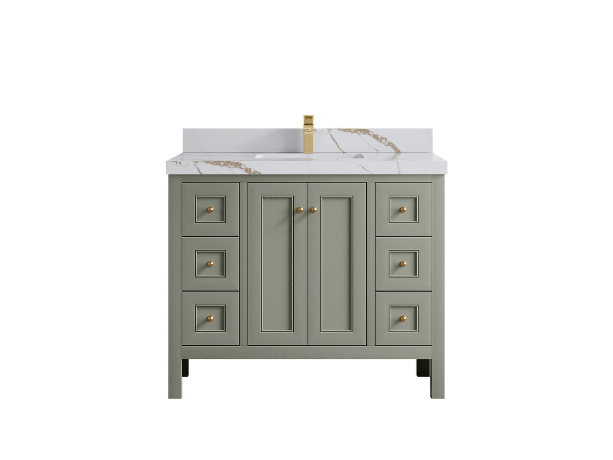 Nashville 42 in. W x 22 in. D Single Sink Bathroom Vanity - Willow Bath and Vanity