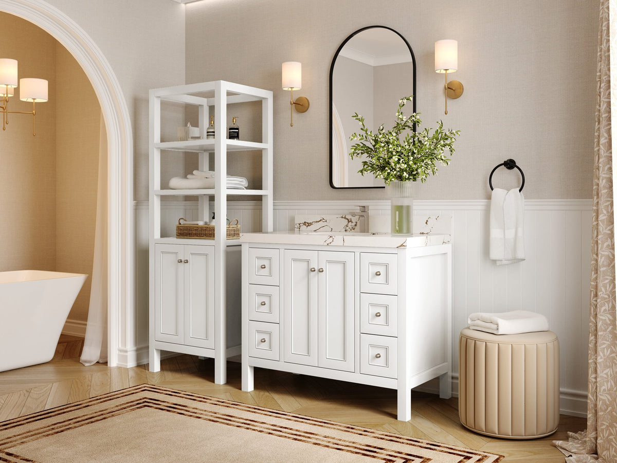 Nashville 42 in. W x 22 in. D Single Sink Bathroom Vanity - Willow Bath and Vanity