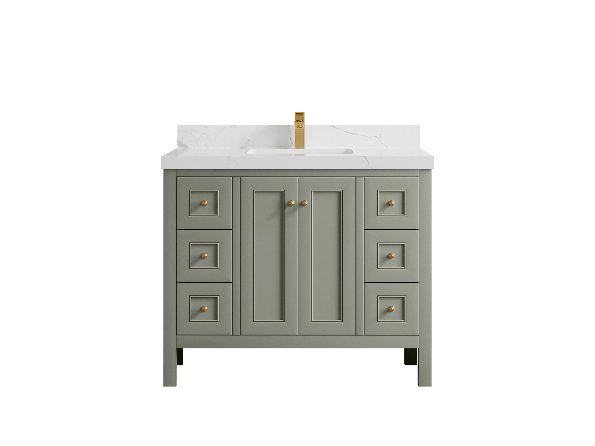Nashville 42 in. W x 22 in. D Single Sink Bathroom Vanity - Willow Bath and Vanity