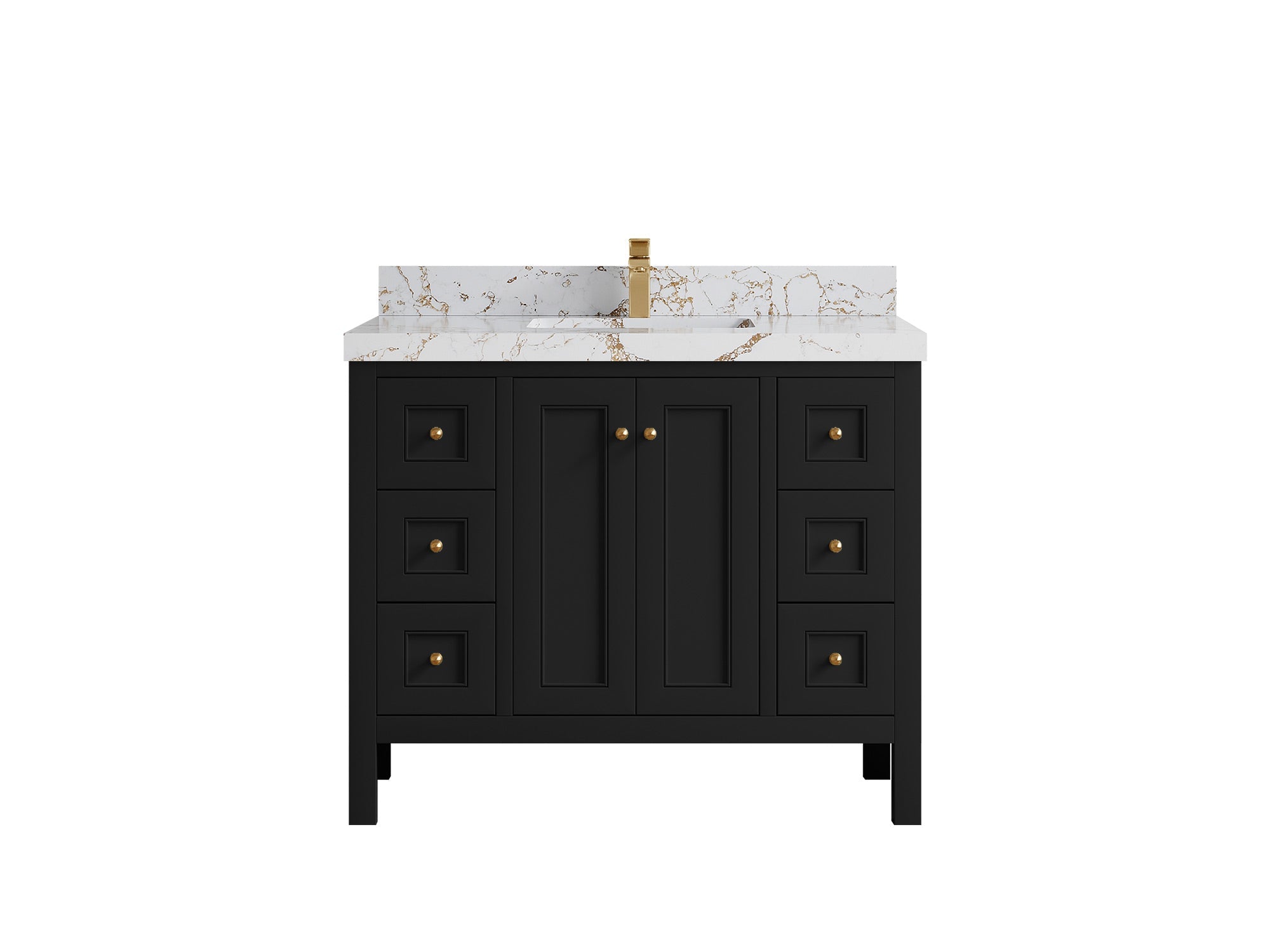 Nashville 42 in. W x 22 in. D Single Sink Bathroom Vanity - Willow Bath and Vanity