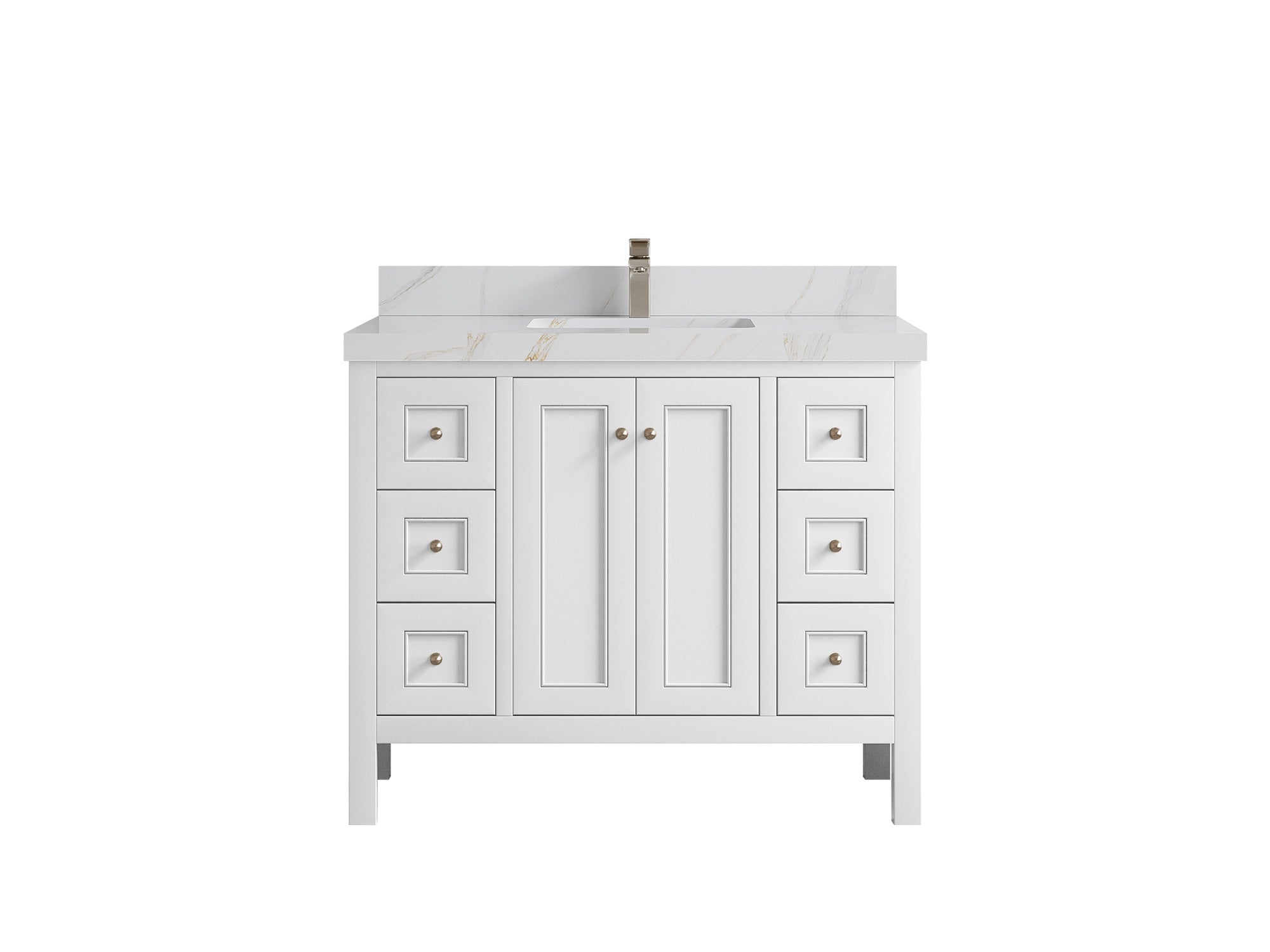 Nashville 42 in. W x 22 in. D Single Sink Bathroom Vanity - Willow Bath and Vanity