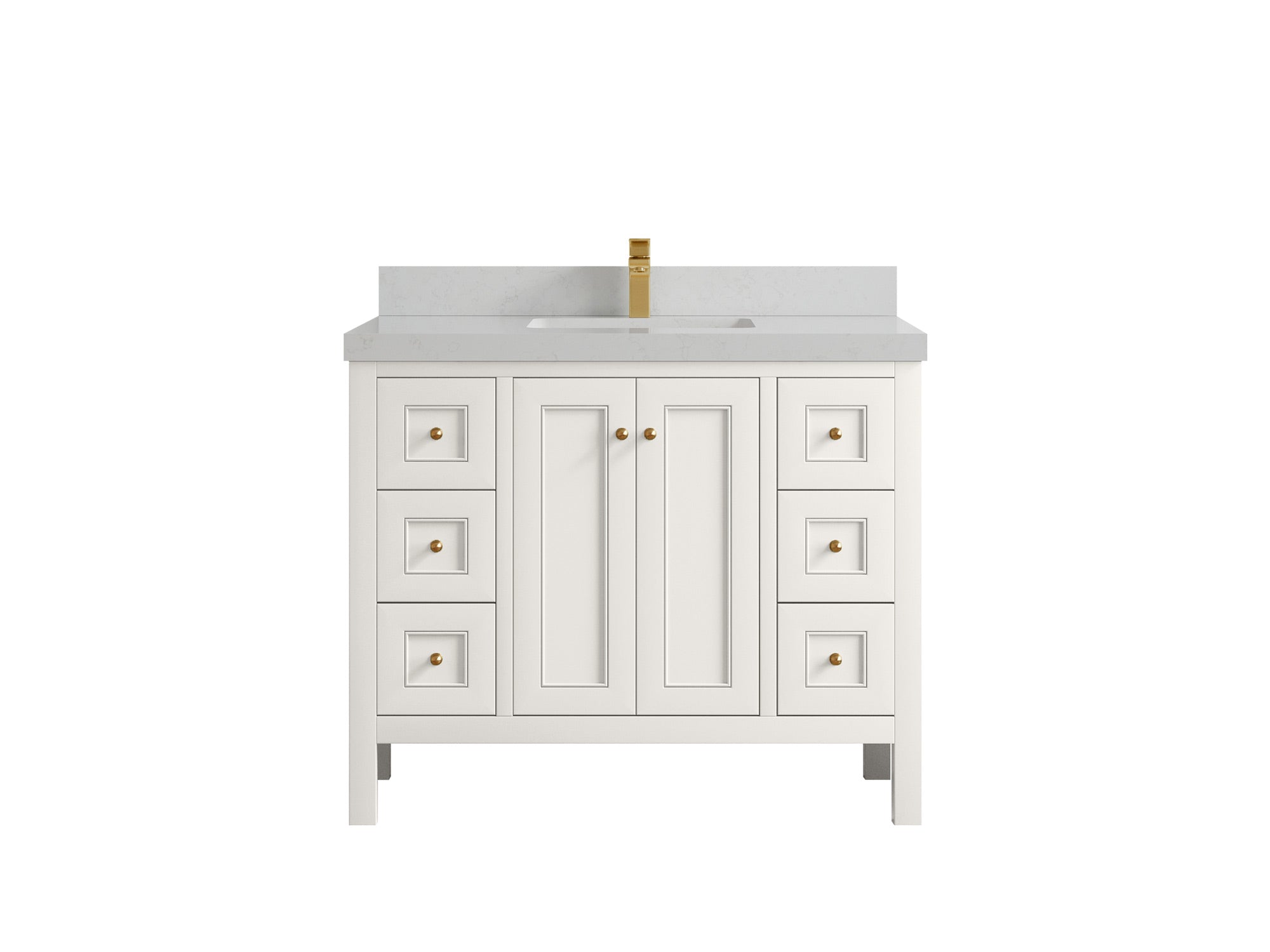 Nashville 42 in. W x 22 in. D Single Sink Bathroom Vanity - Willow Bath and Vanity