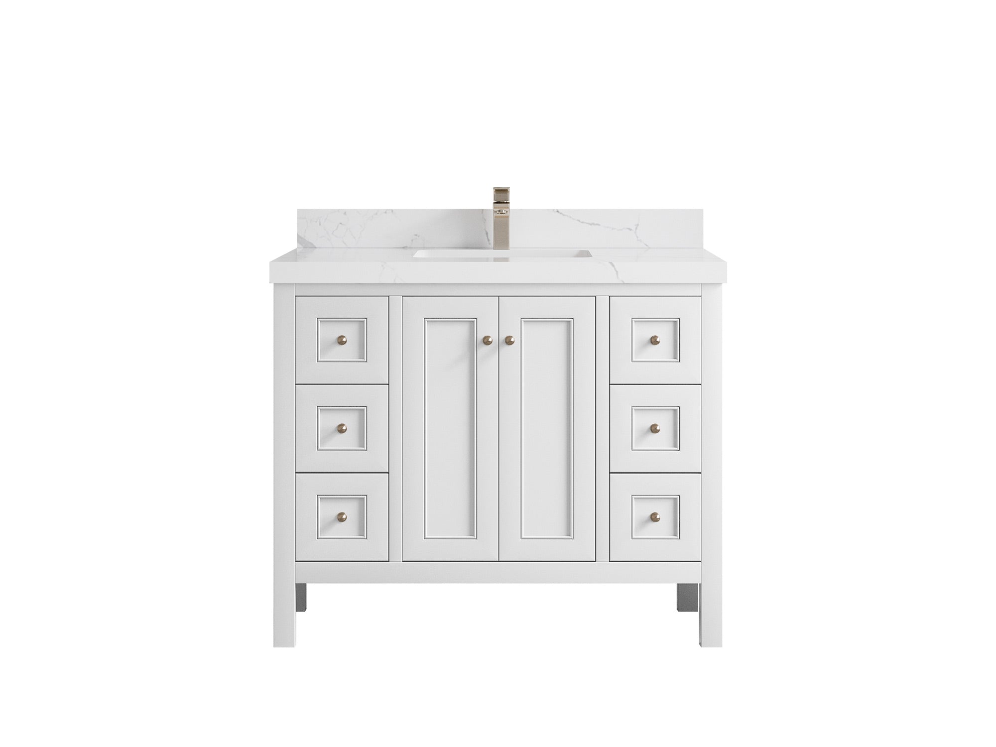 Nashville 42 in. W x 22 in. D Single Sink Bathroom Vanity - Willow Bath and Vanity