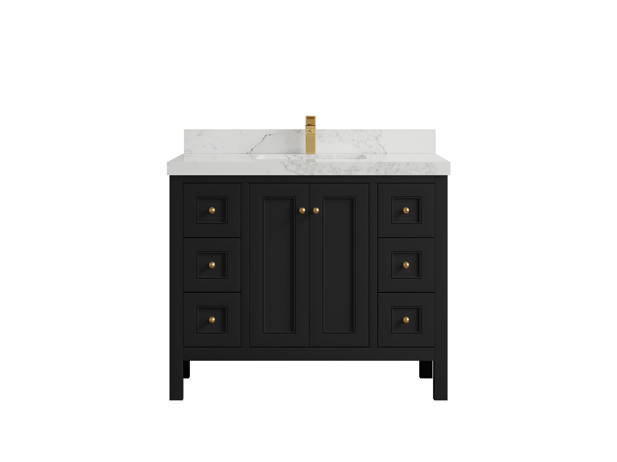 Nashville 42 in. W x 22 in. D Single Sink Bathroom Vanity - Willow Bath and Vanity