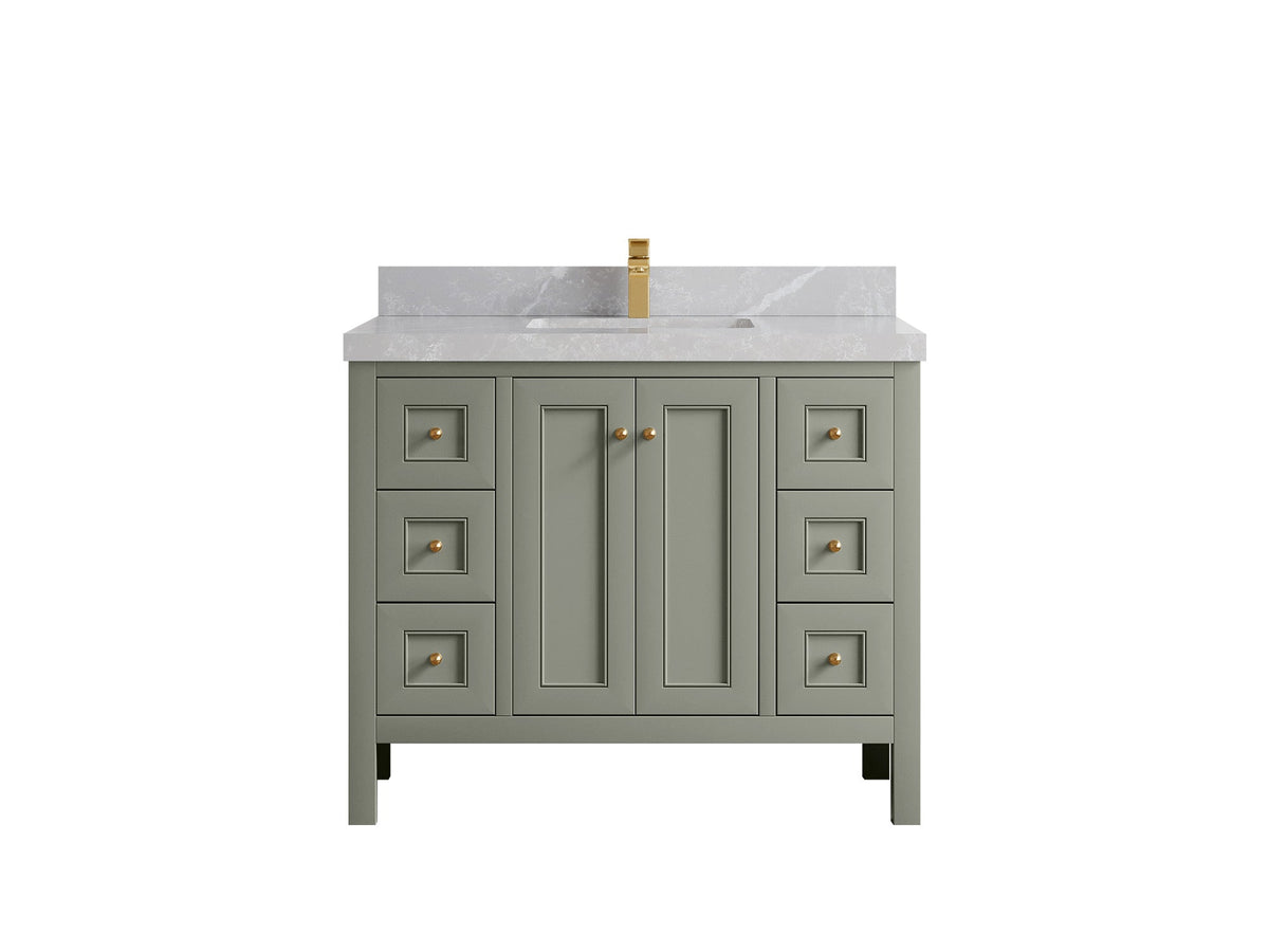 Nashville 42 in. W x 22 in. D Single Sink Bathroom Vanity - Willow Bath and Vanity