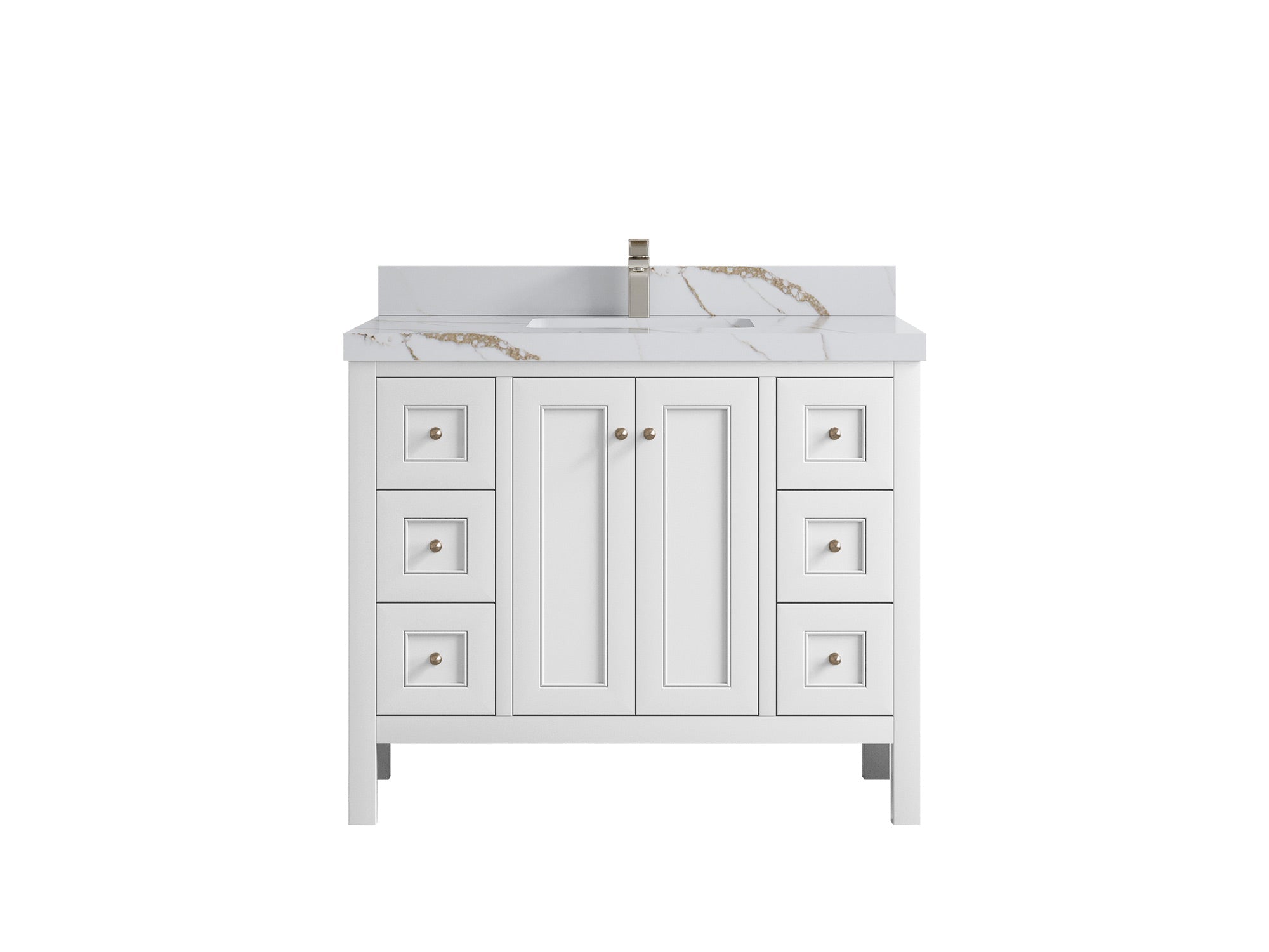 Nashville 42 in. W x 22 in. D Single Sink Bathroom Vanity - Willow Bath and Vanity